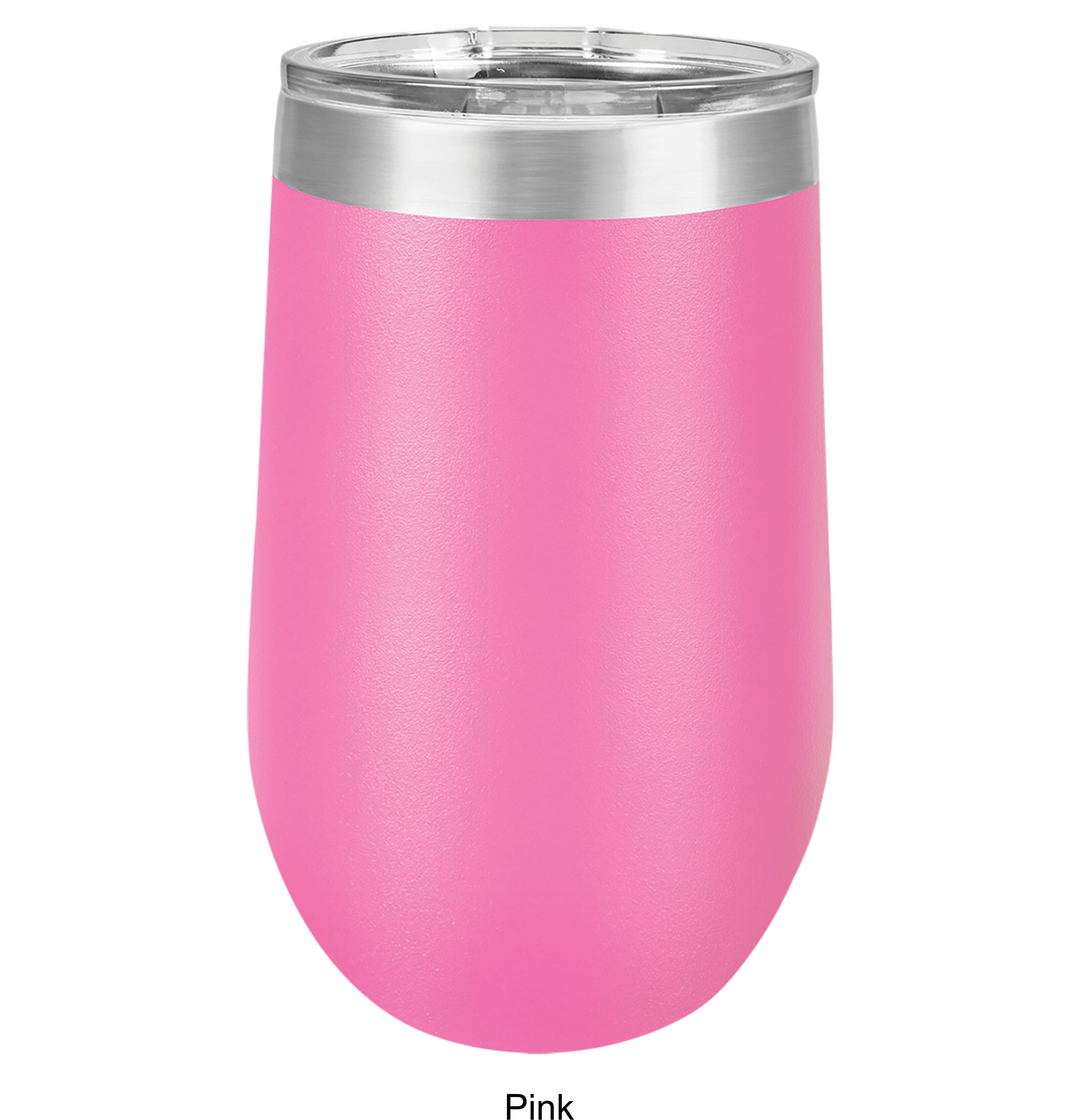 16 Oz. Polar Camel Stemless Wine Glass w/Lid Stainless Steel 5