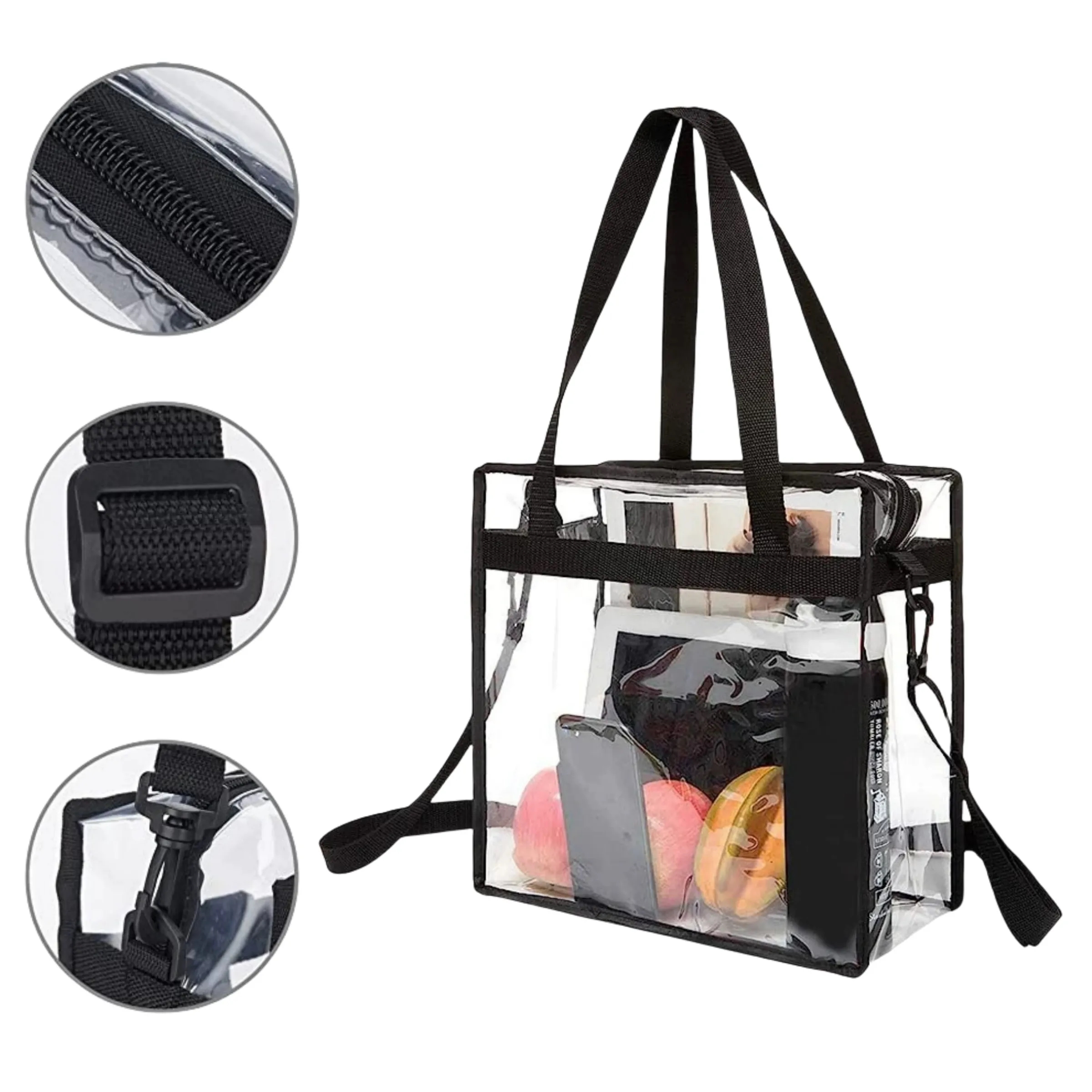 Clear Tote Bag With Shoulder Straps 7