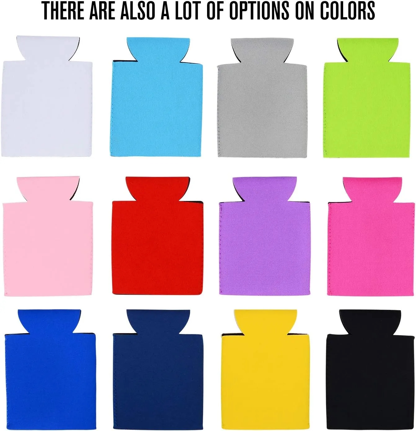 Can Sleeve Cooler Insulated with neoprene, custom koozie with logo imprint 7