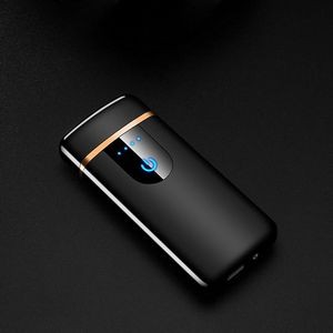 Sleek Round Angle Rectangle Electric Arc Lighter USB Charging 19