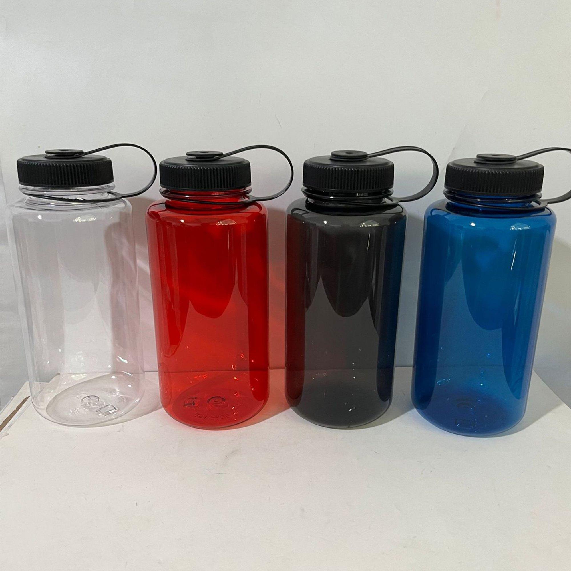 34oz Sports Plastic Wide Mouth Water Bottle with Handle 11