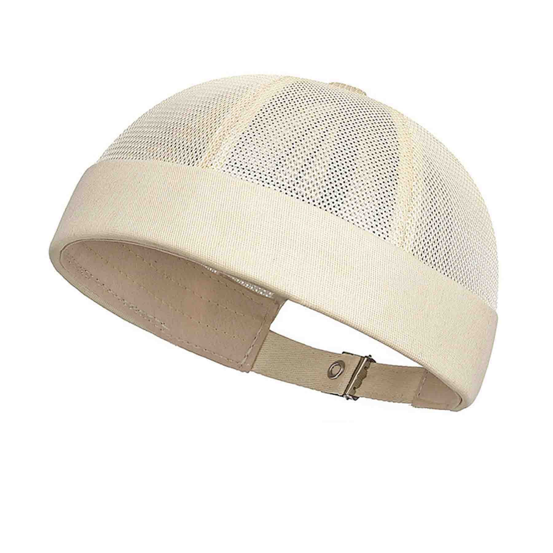 Summer Breathable Mesh Docker Brimless Skull Cap 8