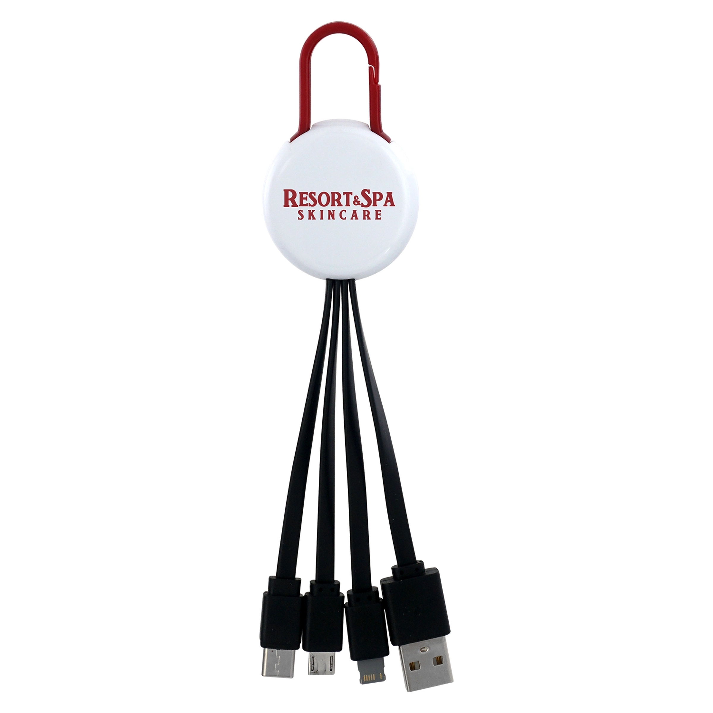 WHITE COLORFUL CLIP 3 IN 1 CHARGING CABLE 31