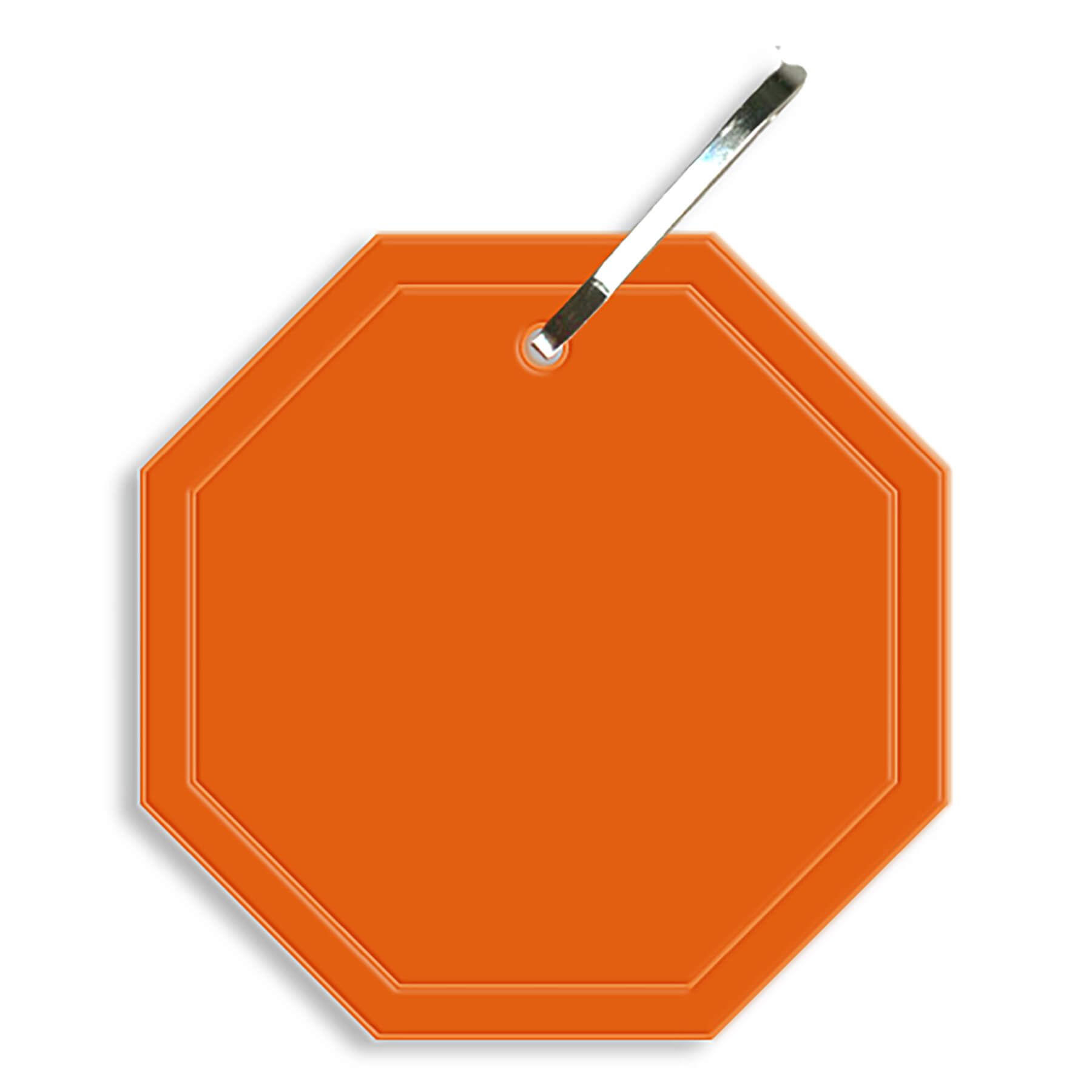 Octagon Reflective Zipper Pull 17