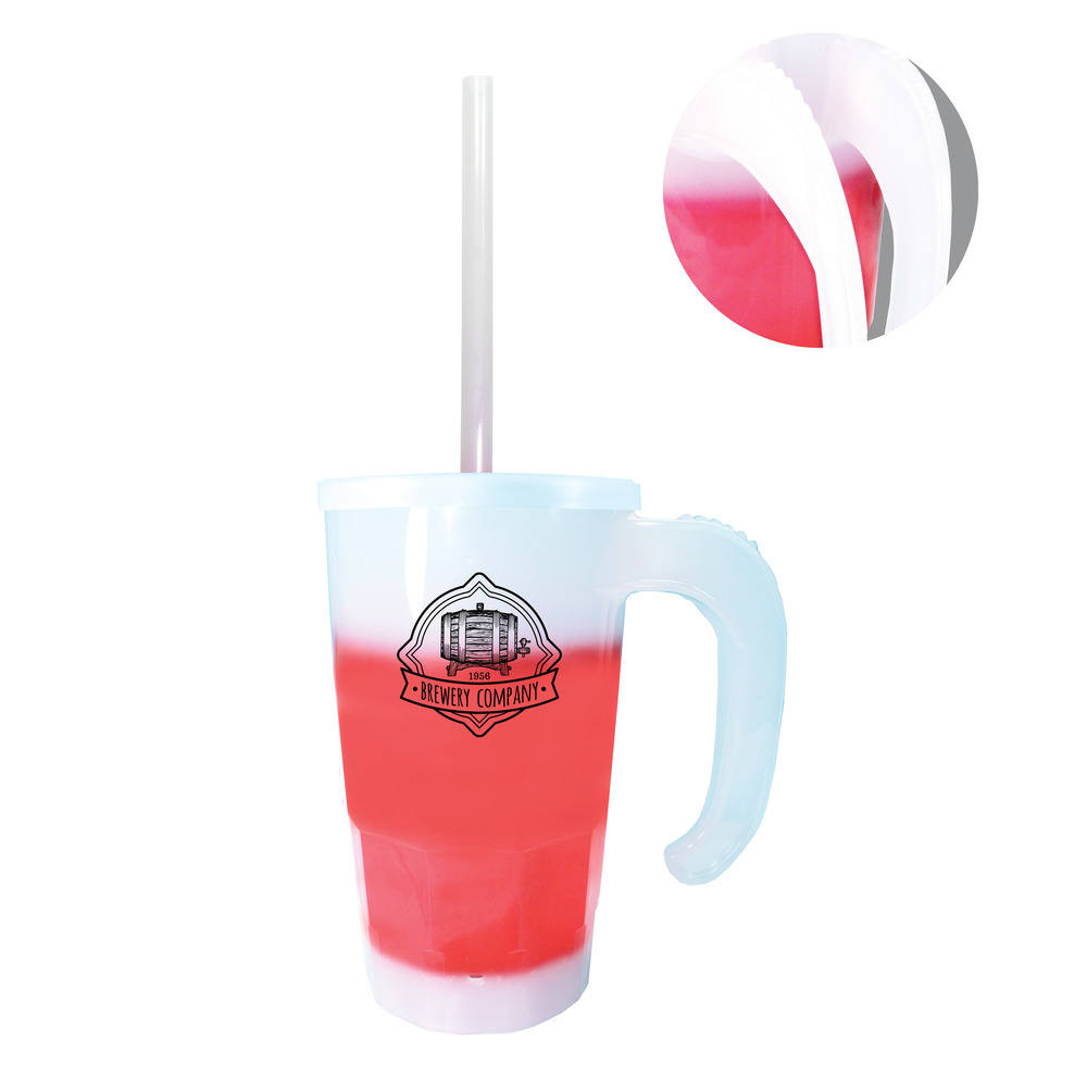 Mood™ 20 oz. Stackable Beer Stein/Straw/Lid Set 4