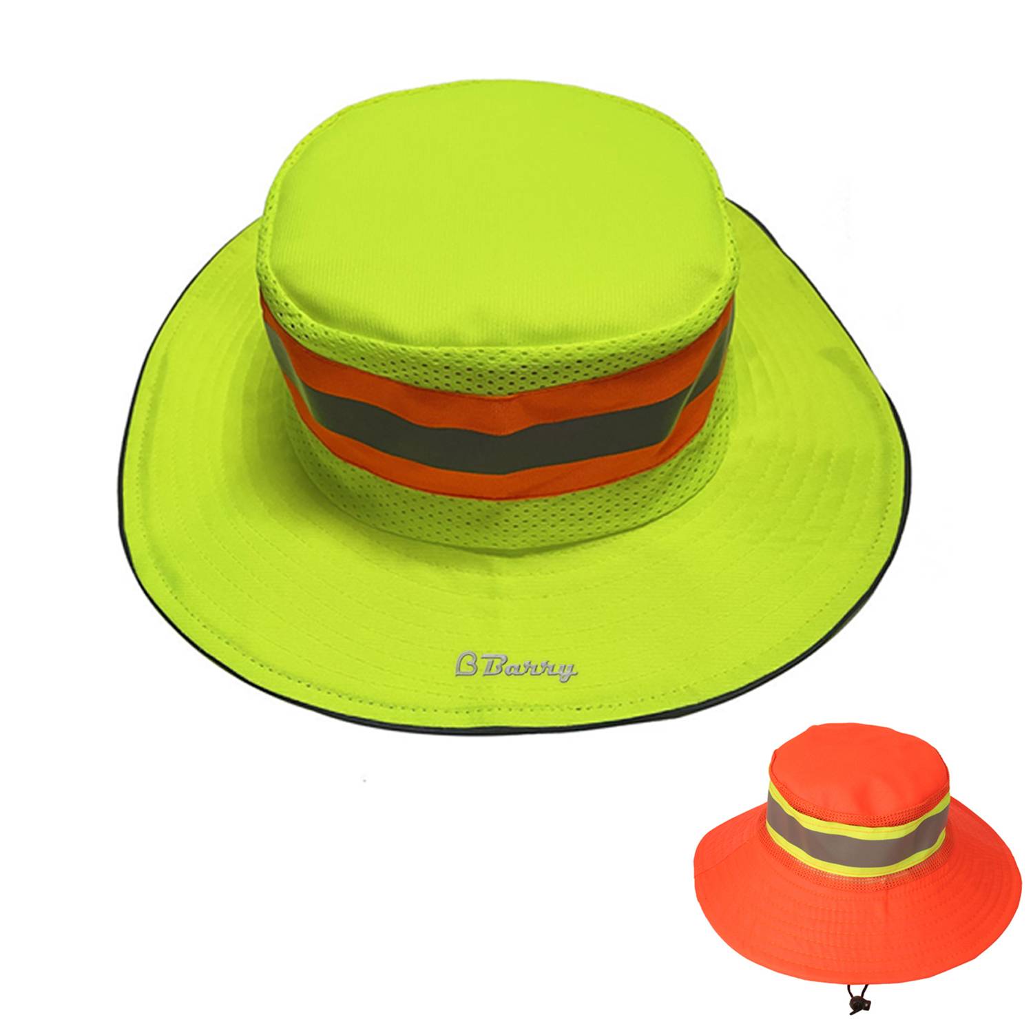 Fluorescent Polyester Bucket Hat—Sun Protection for Outdoors 11