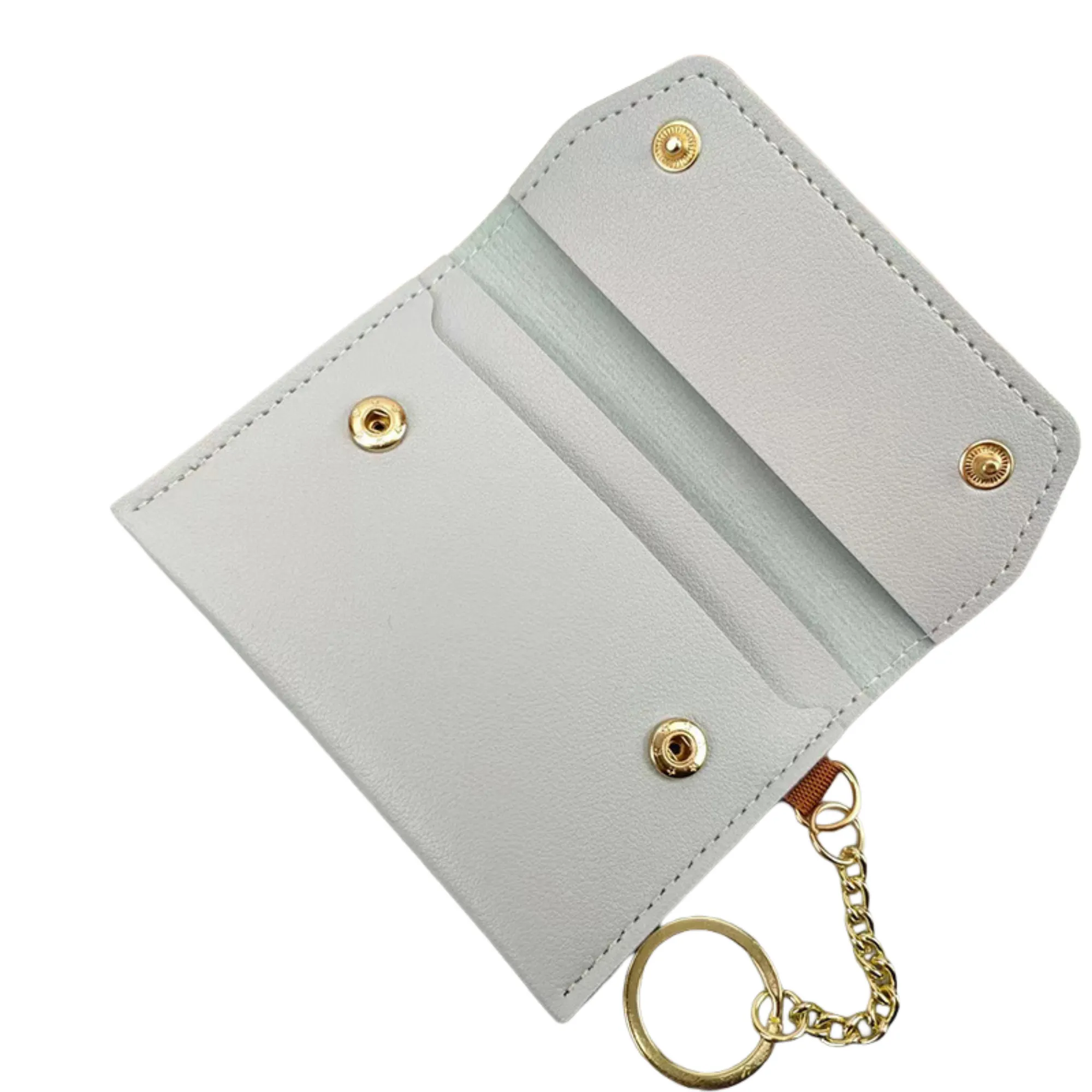 Mini Wallet Keychain Integrated ID Card Holder 14