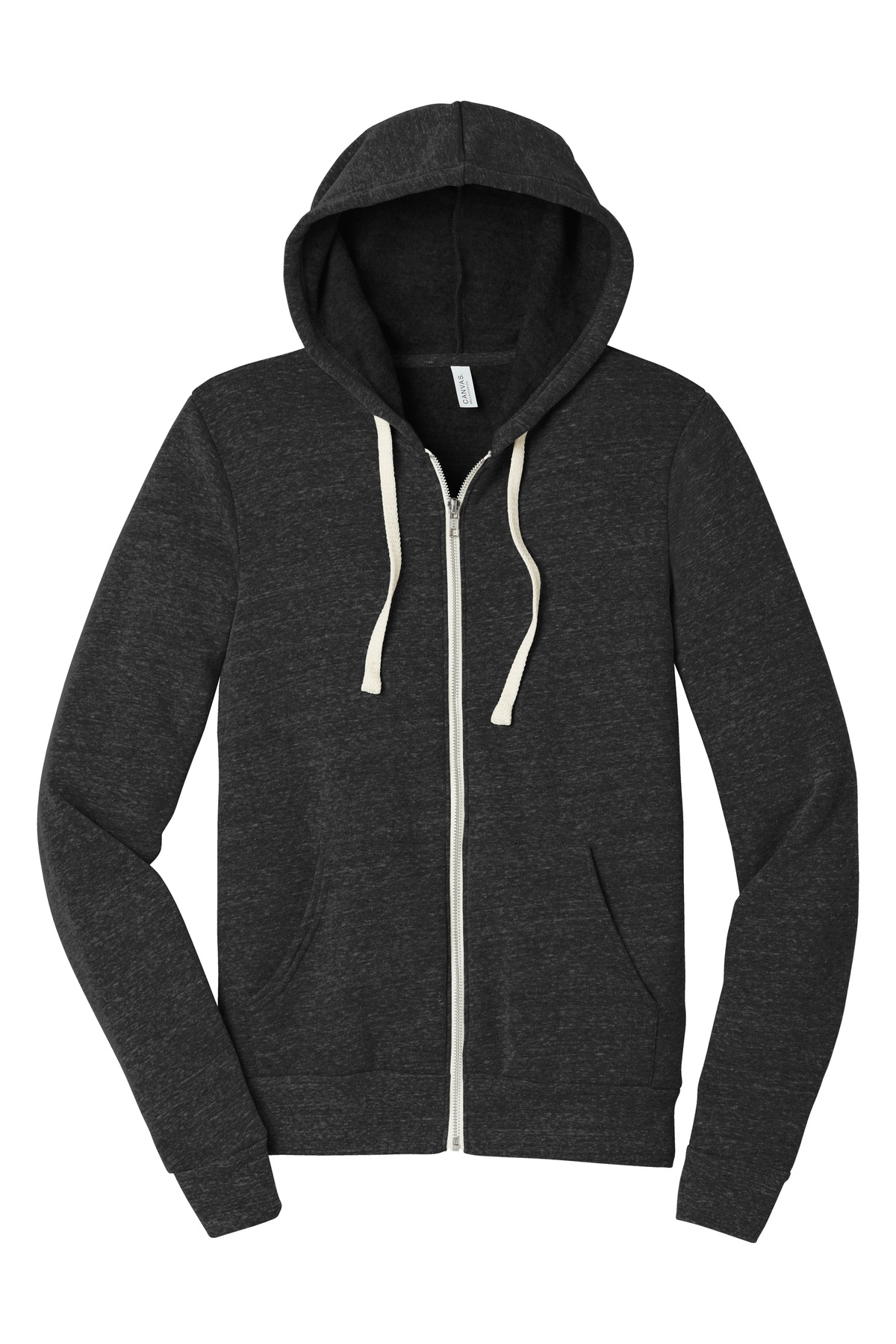BELLA+CANVAS Unisex Triblend Sponge Fleece Full-Zip Hoodie. BC3909 9