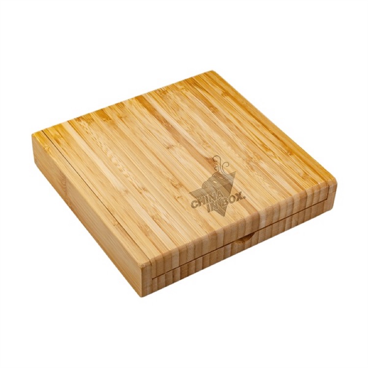 Delight Bamboo Cheese Set w/4 Tools 6