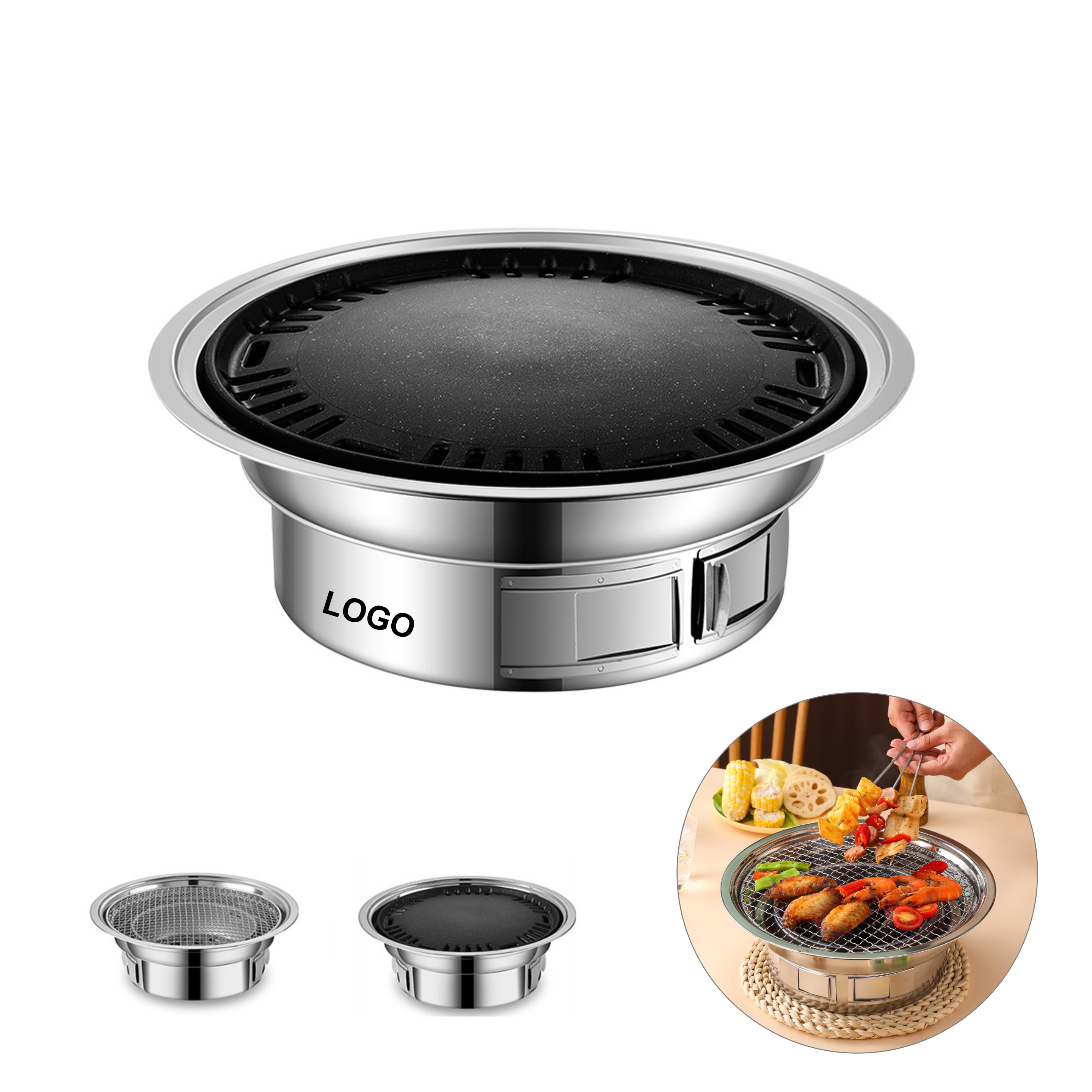 Small Round Korean Grill (direct import) 2