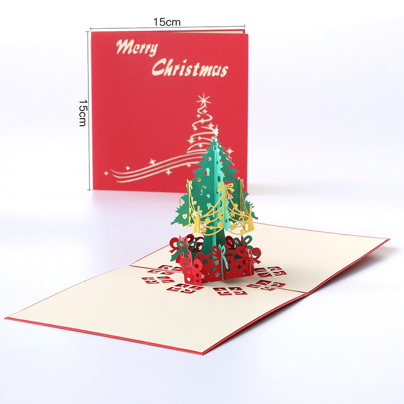 3D Christmas Custom Greeting Cards 2