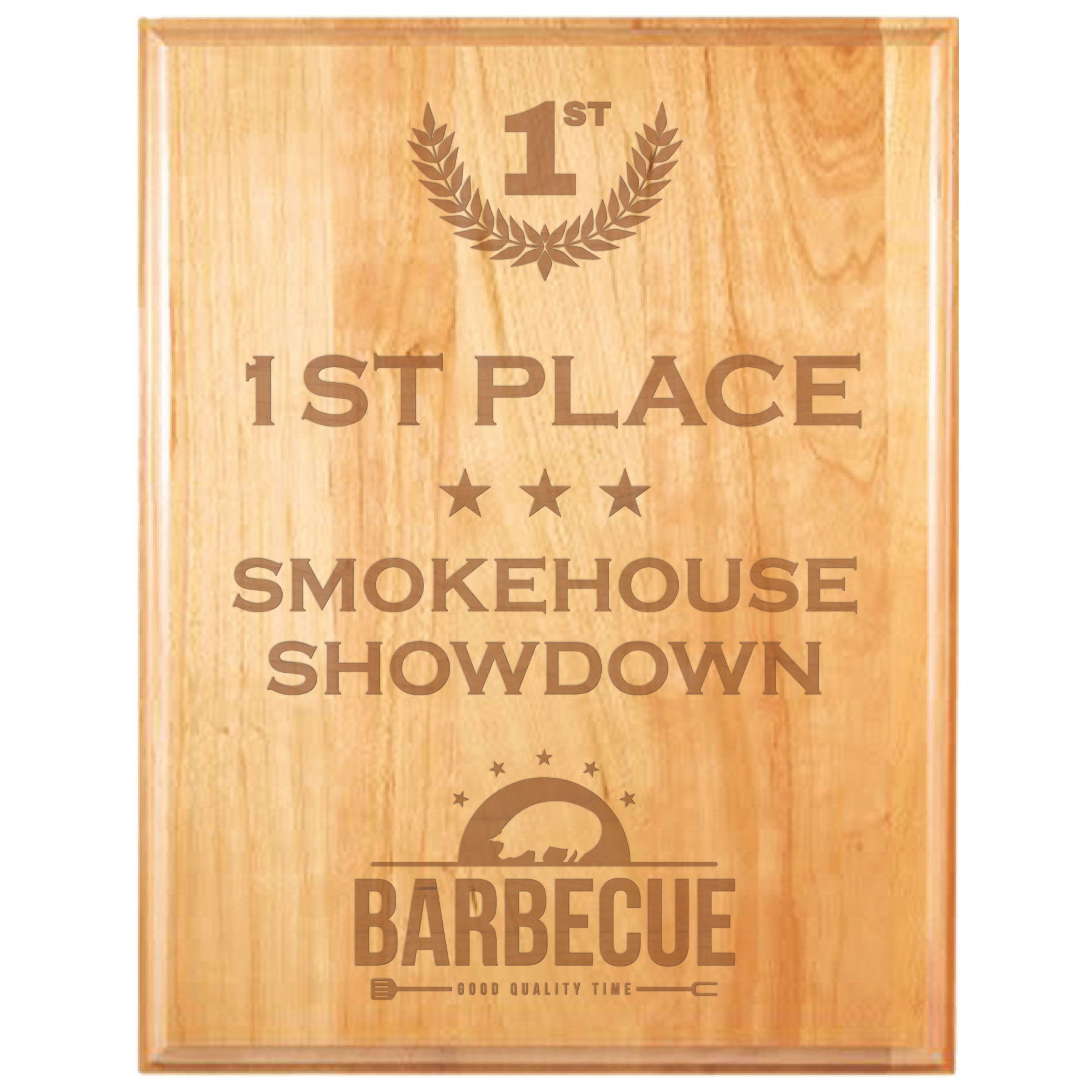 7" x 9" Genuine Cherry Plaque 4