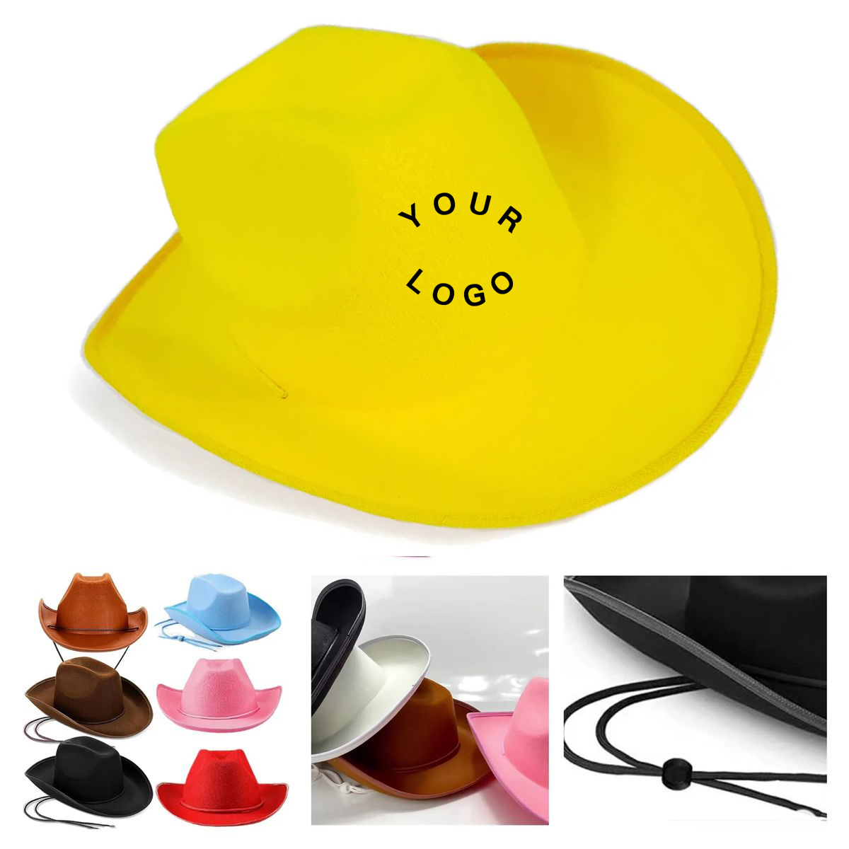 Felt Themed Event Western Cowboy Hat 6