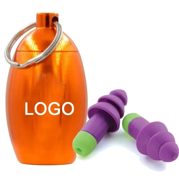 Reusable Uncorded Earplugs w/ Carry Case 5