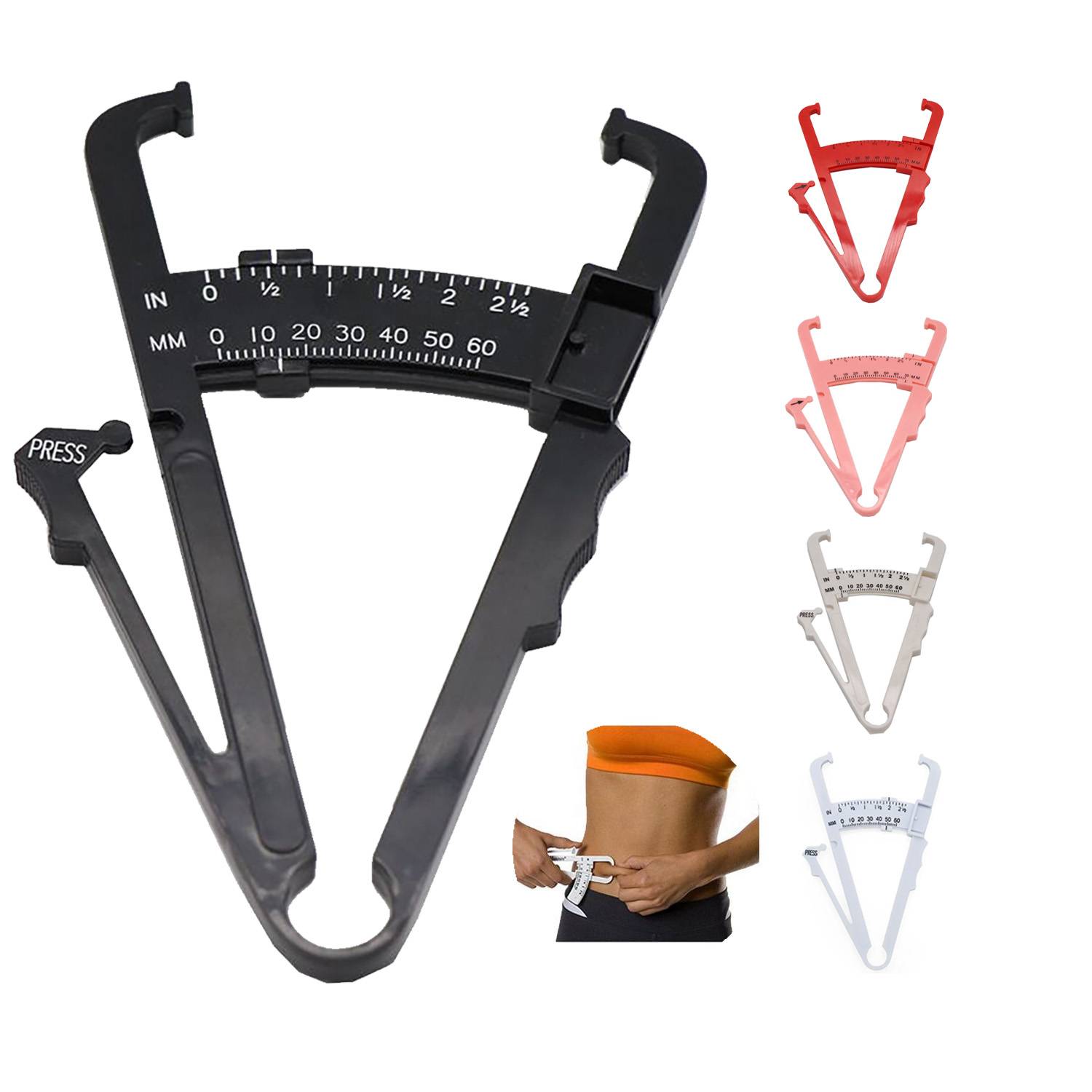 Plastic Body Fat Measuring Caliper 9