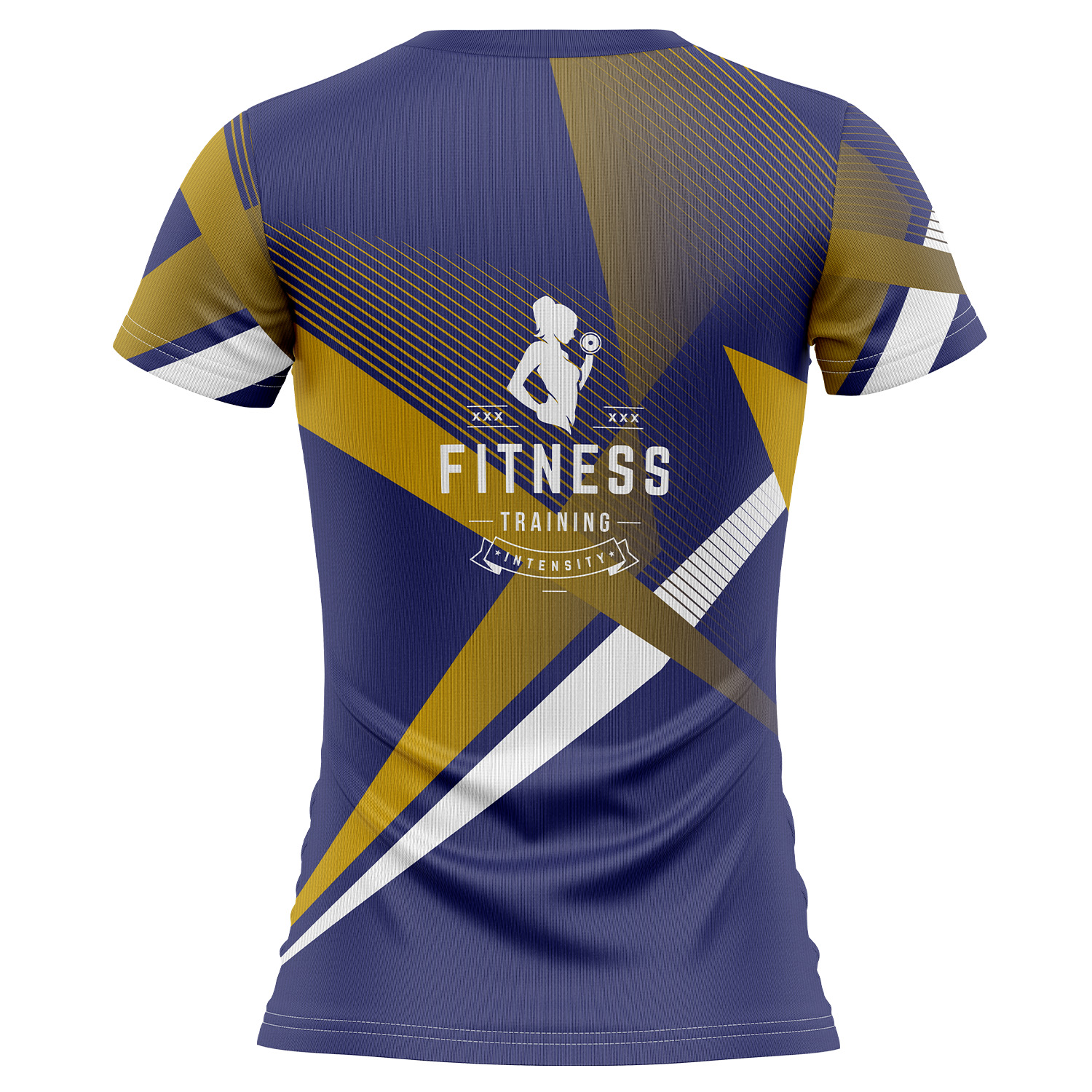 Women 150 GSM Flashed V Fabric Performance Sublimation V-Neck Short Sleeve T-shirt 5