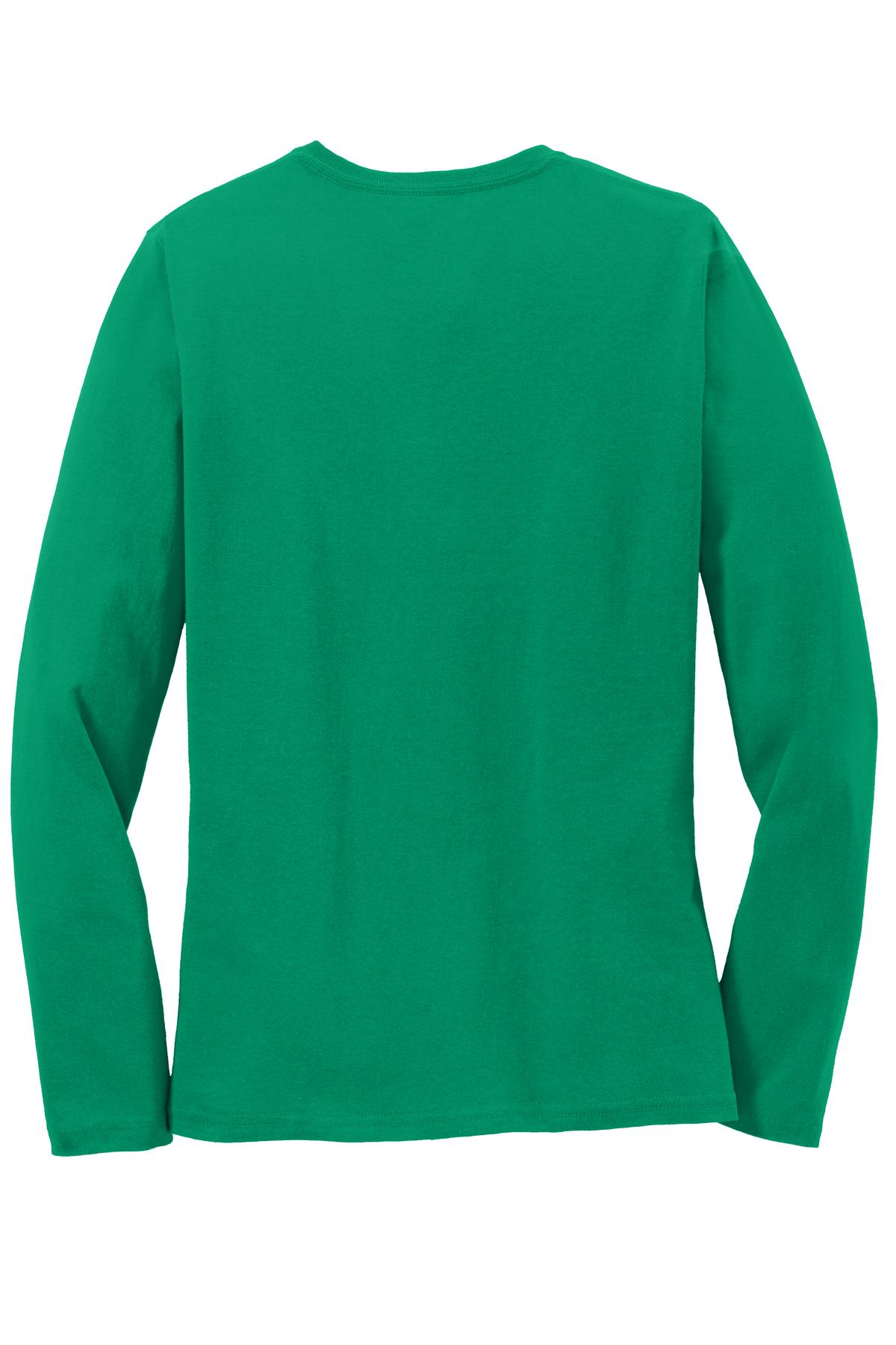 Port & Co Women's Long Sleeve Core Cotton Tee. LPC54LS 39