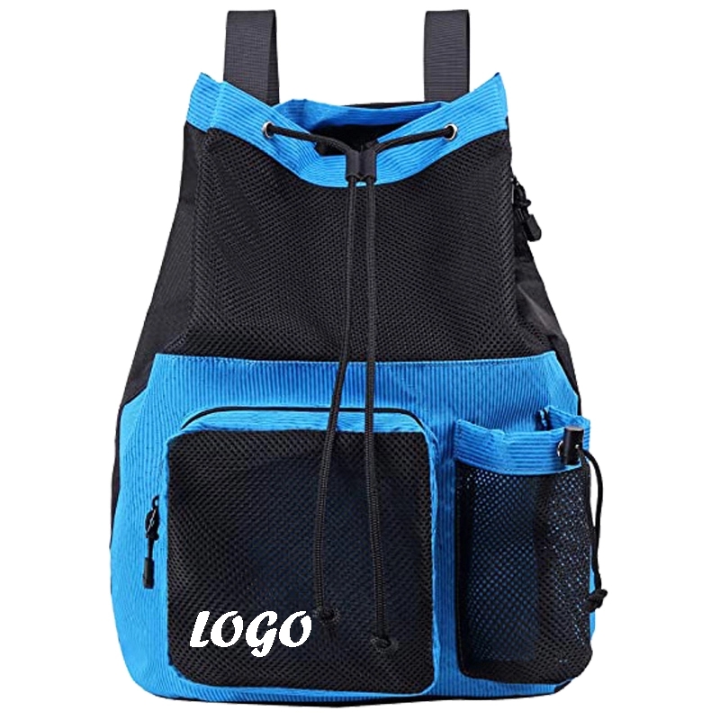 Large Mesh Drawstring Backpack With Shoe Bag 5