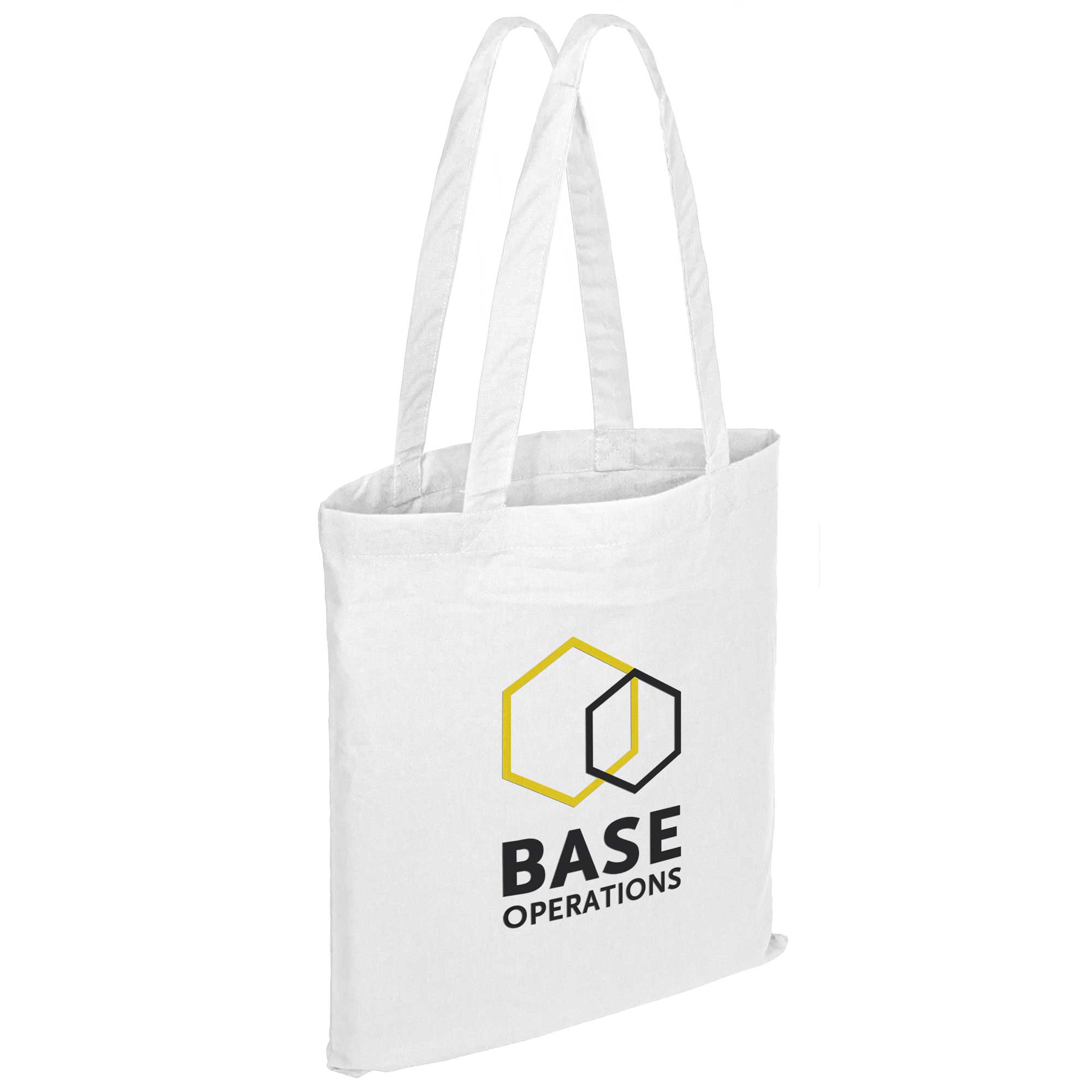 15"x16" Calico Cotton Tote Bag - 140GSM 13