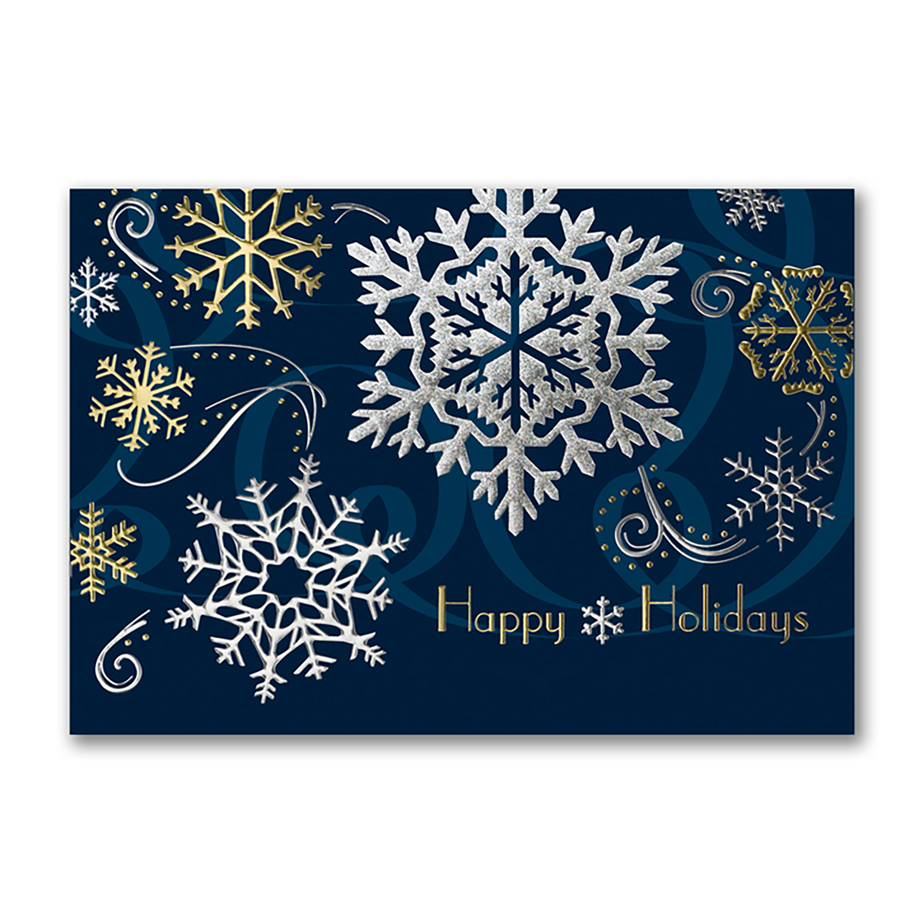 Stylish Holiday Front Imprint Card 2