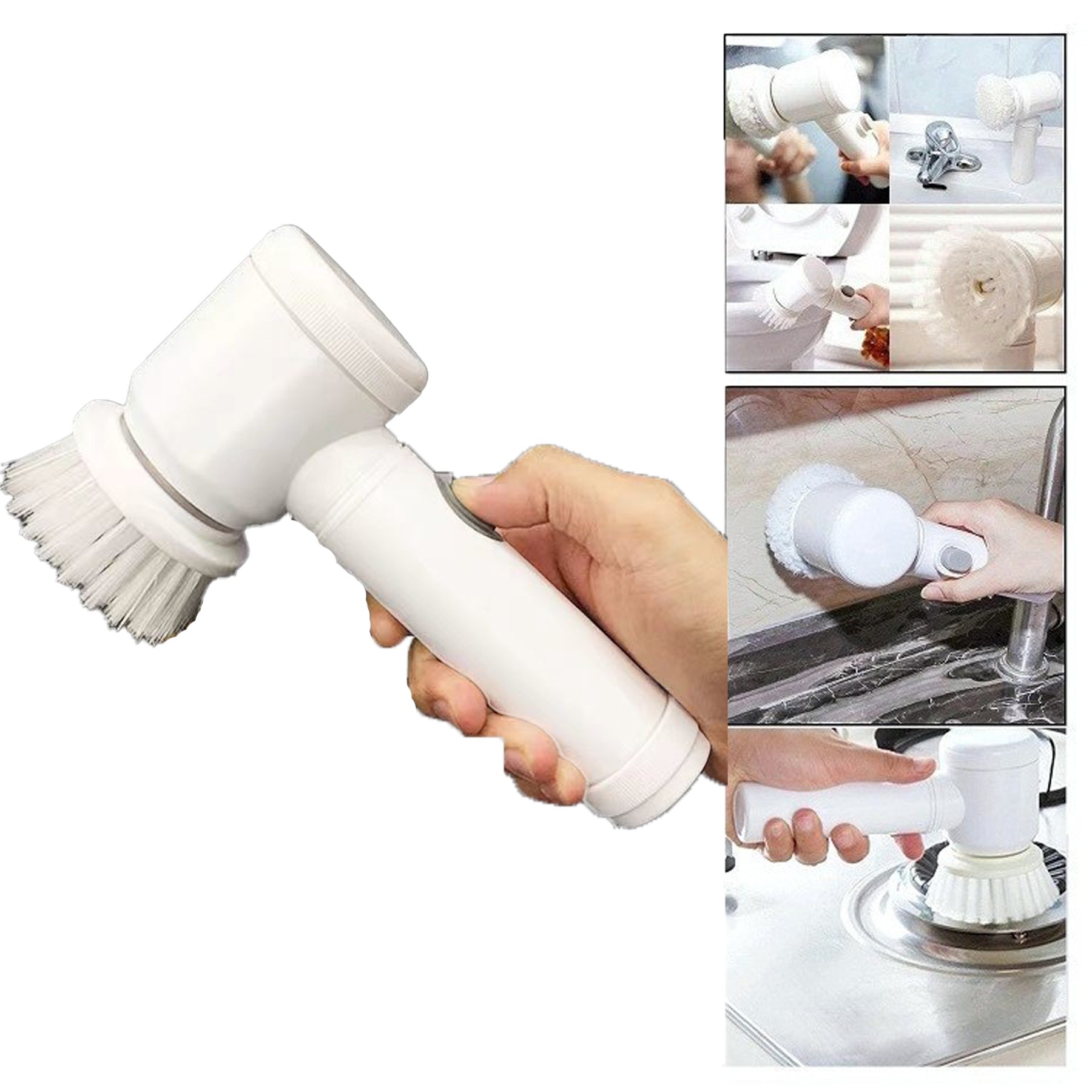 Multi-functional Hand-held Electric Cleaning Brush 2