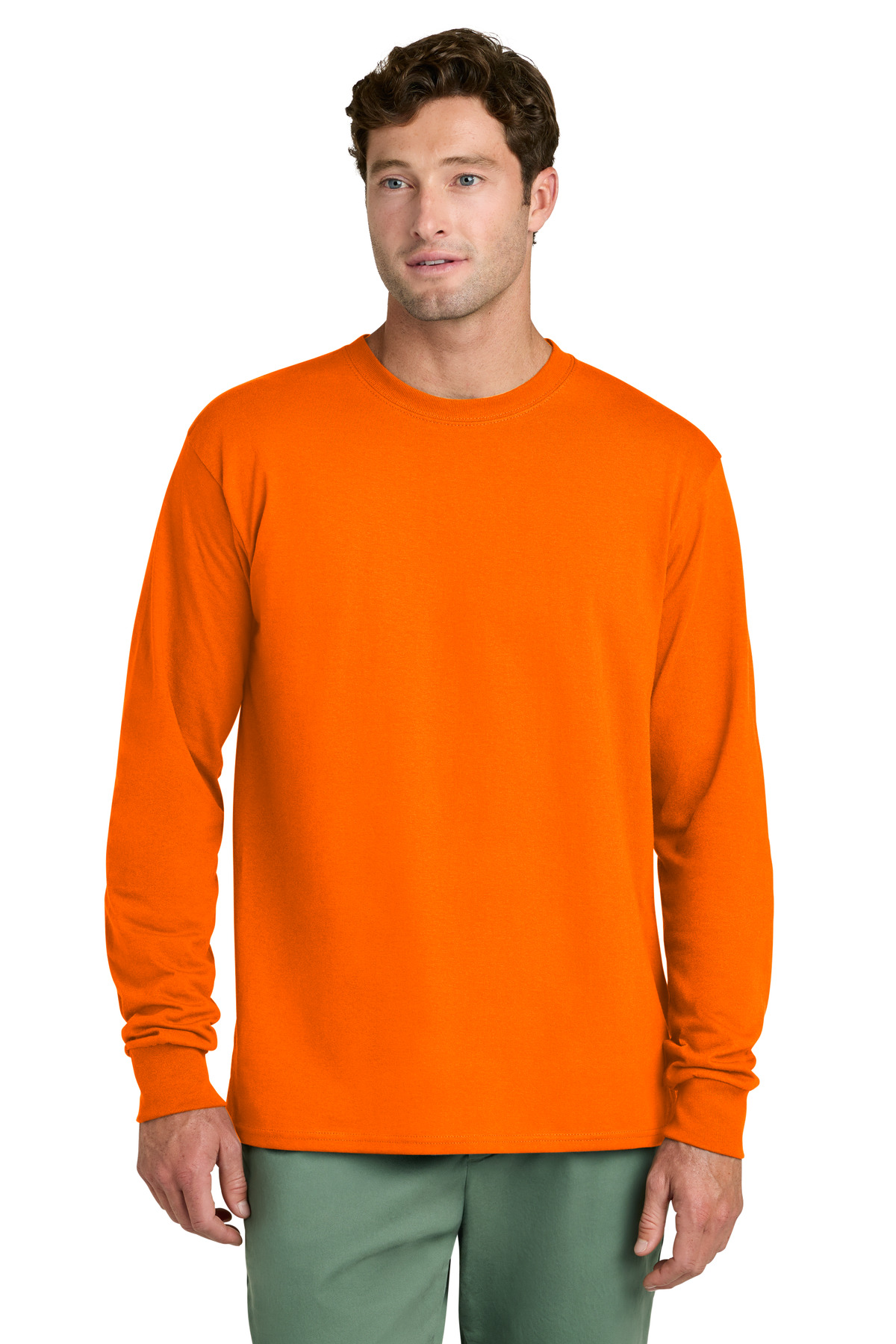 Port & Co Long Sleeve Core Cotton Tee. PC54LS 135