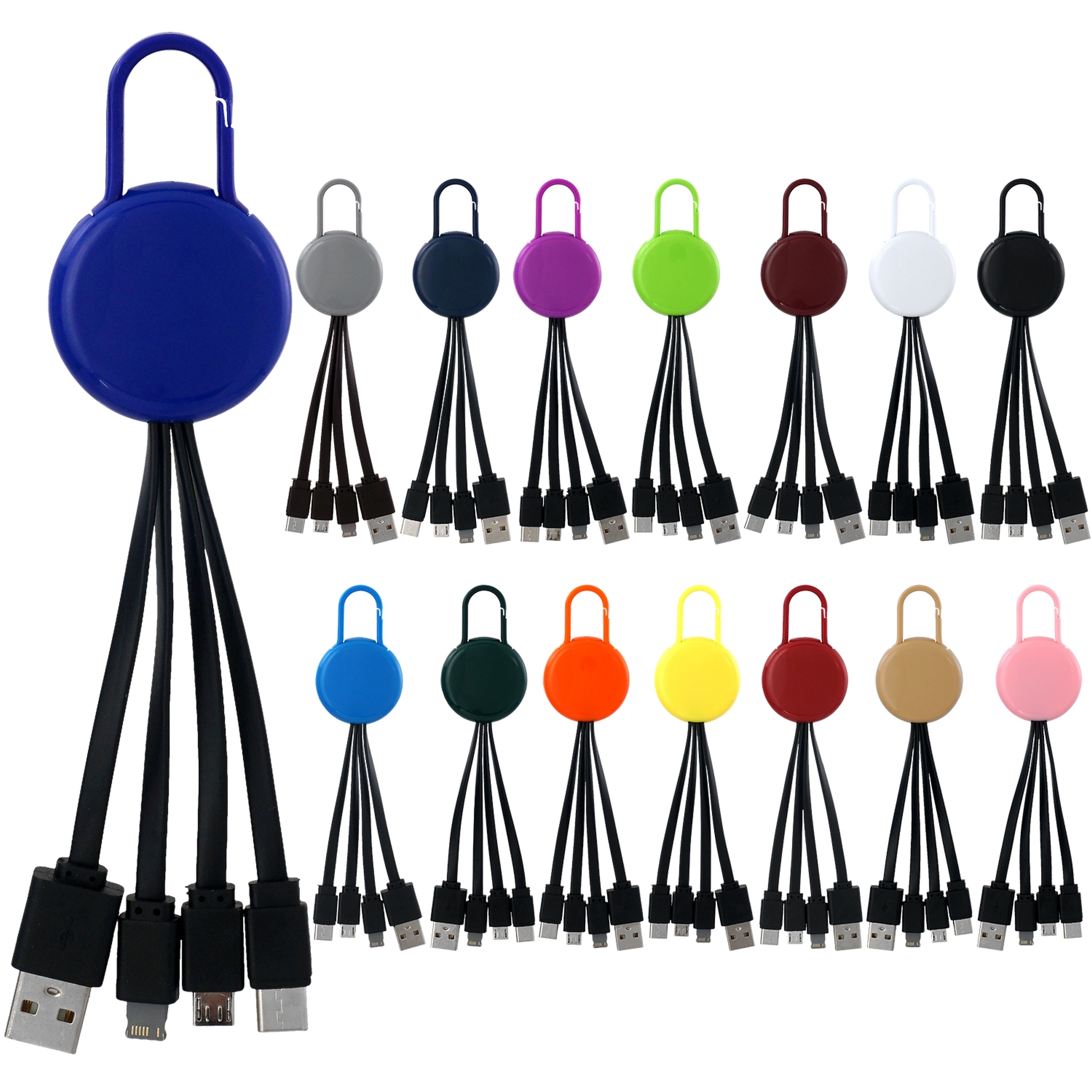 COLORFUL CLIP 3 IN 1 CHARGING CABLE 3