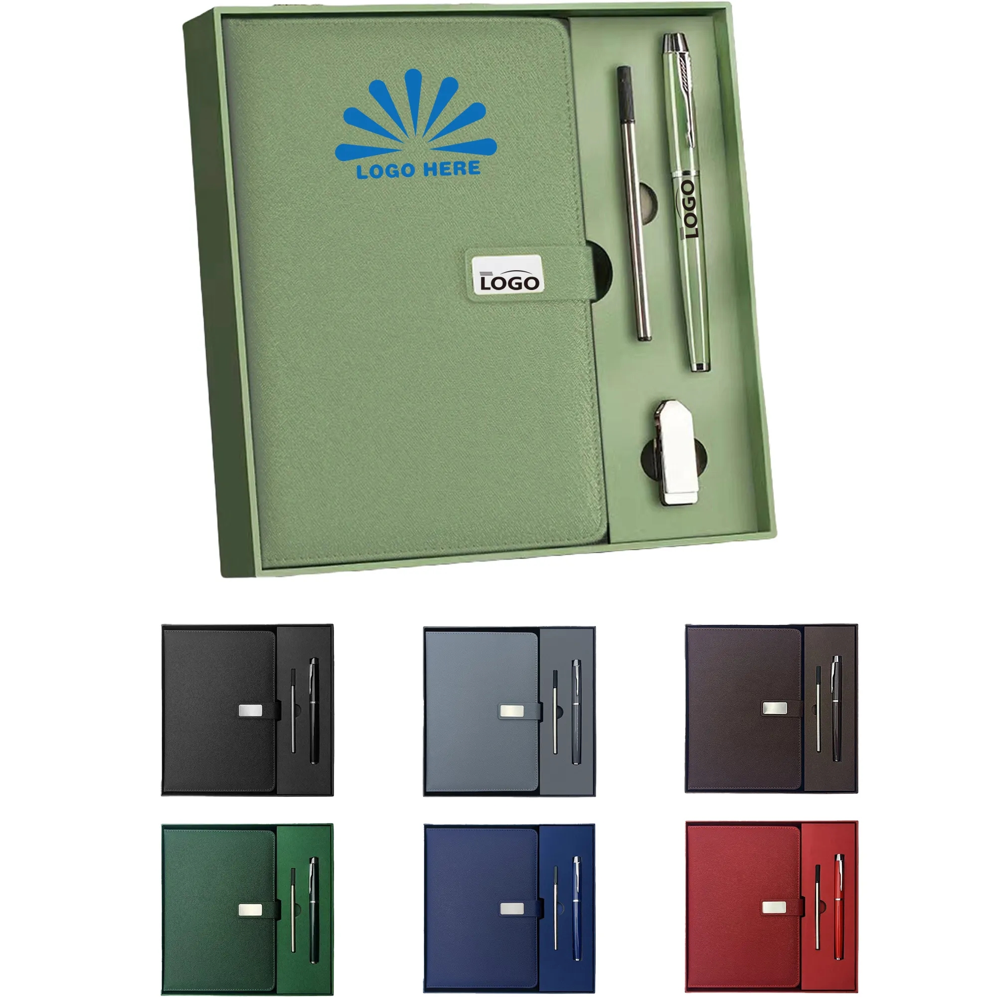Business Notebook Gift Box Set MOQ 50PCS 8