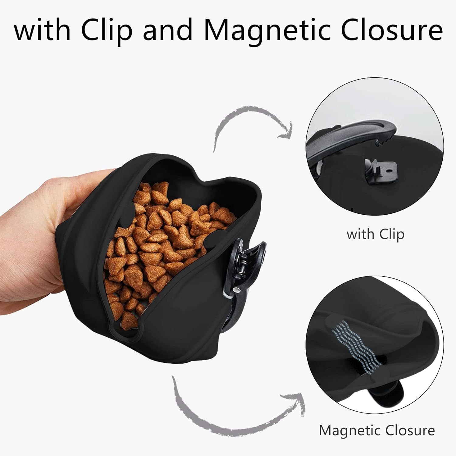 Silicone Portable Dog Treat Bag 4