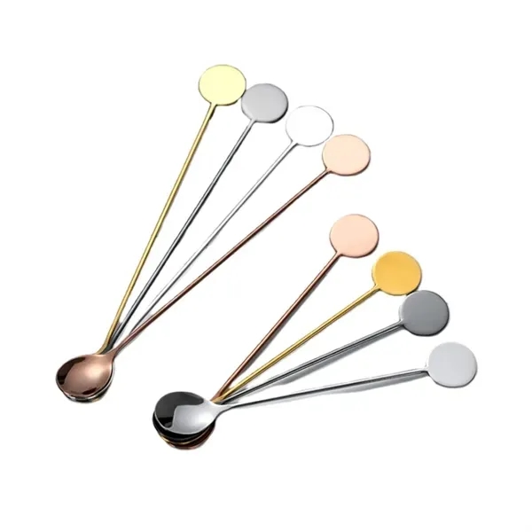 Logo Stainless Steel Coffee Stirrer 5
