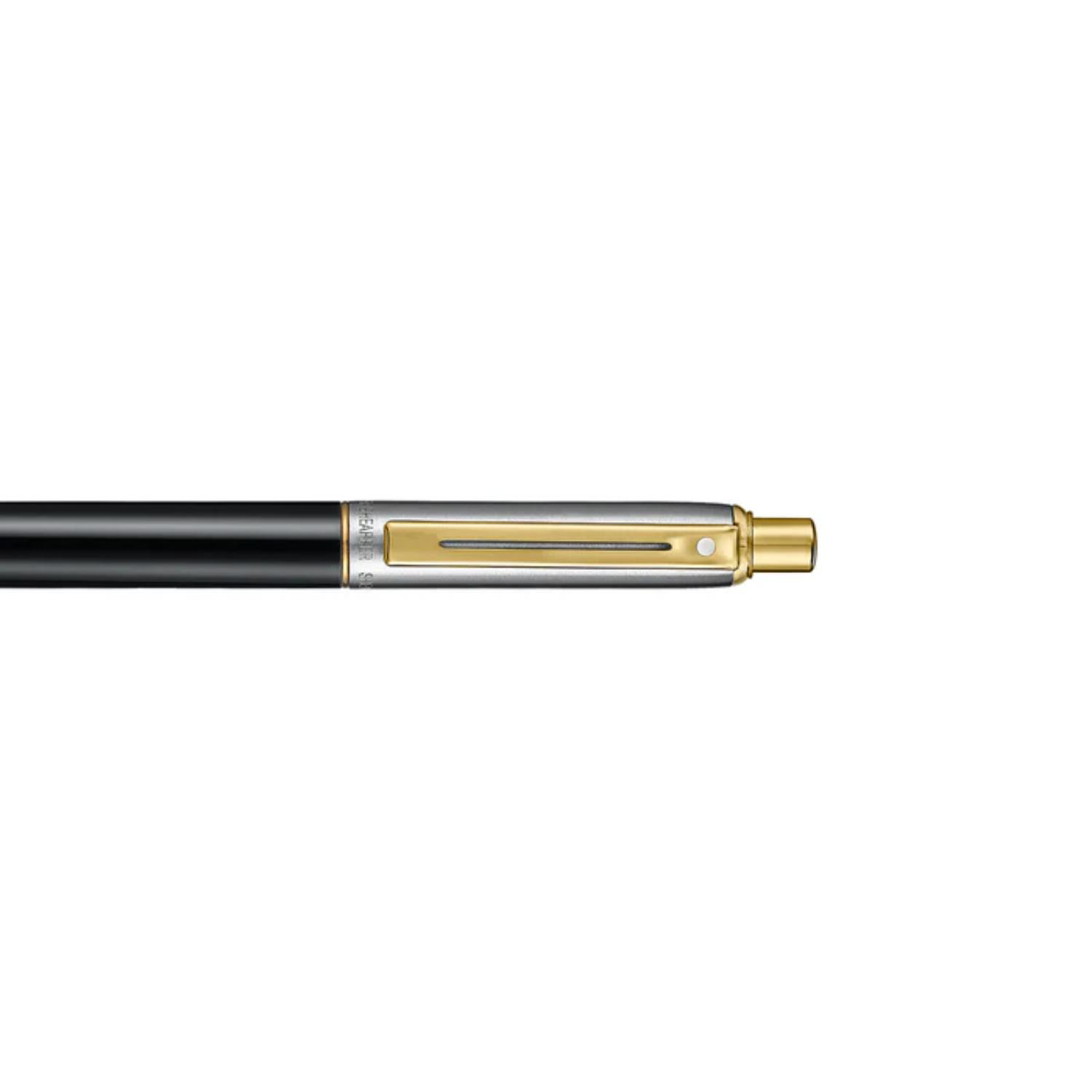 SHEAFFER® Sentinel Metal 335 Glossy Black Gold Trim Executive Ballpoint Pen w/ Gift Box 2