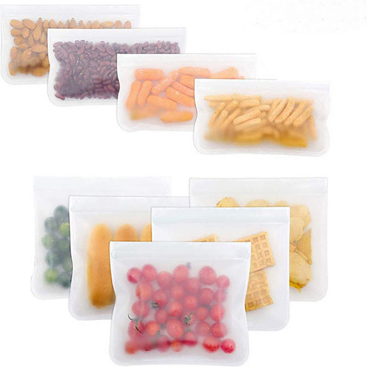 Resealable PEVA Frosted Storage Bag 7
