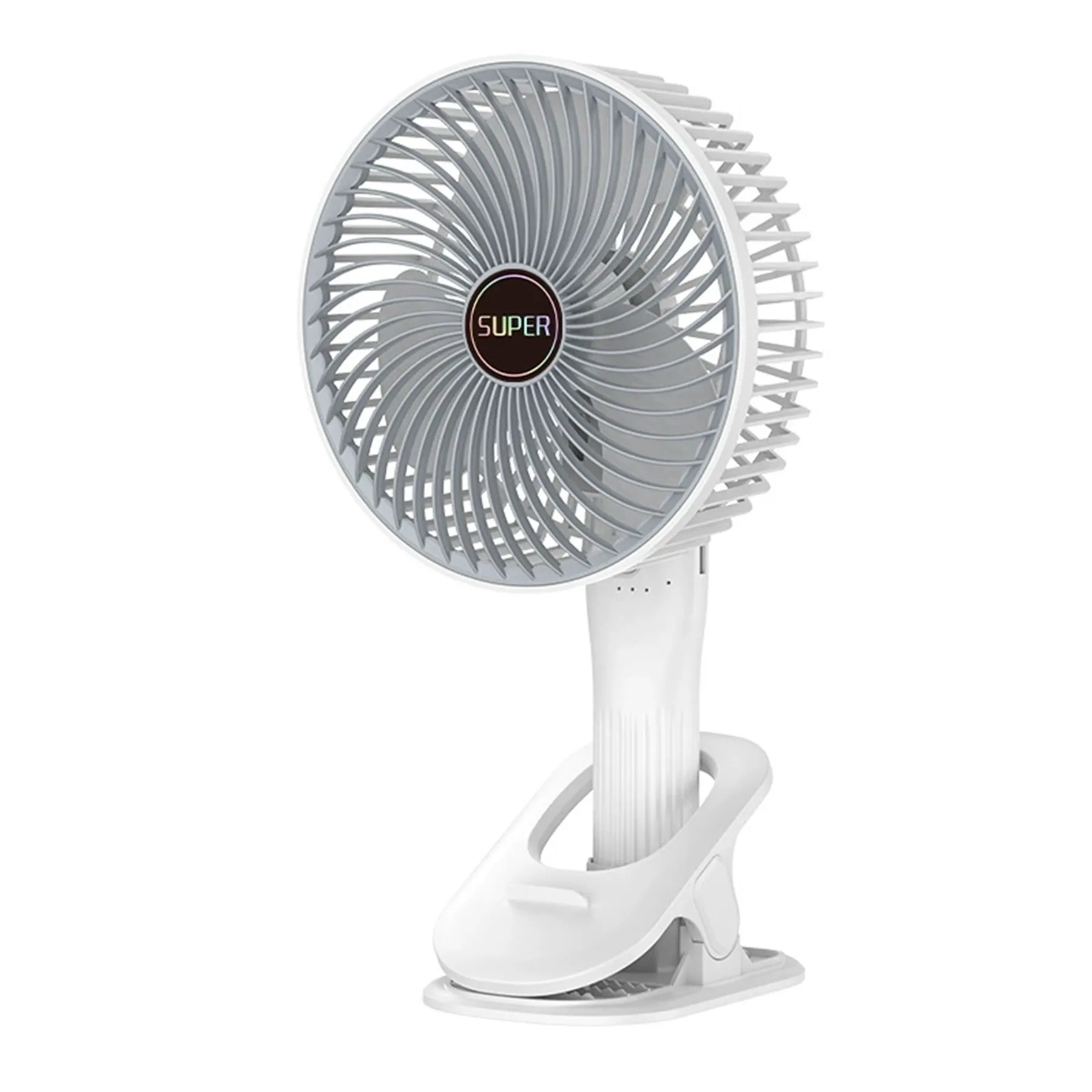300 mAh Clamp Type Vertical Wall Hanging Handheld Fan 2