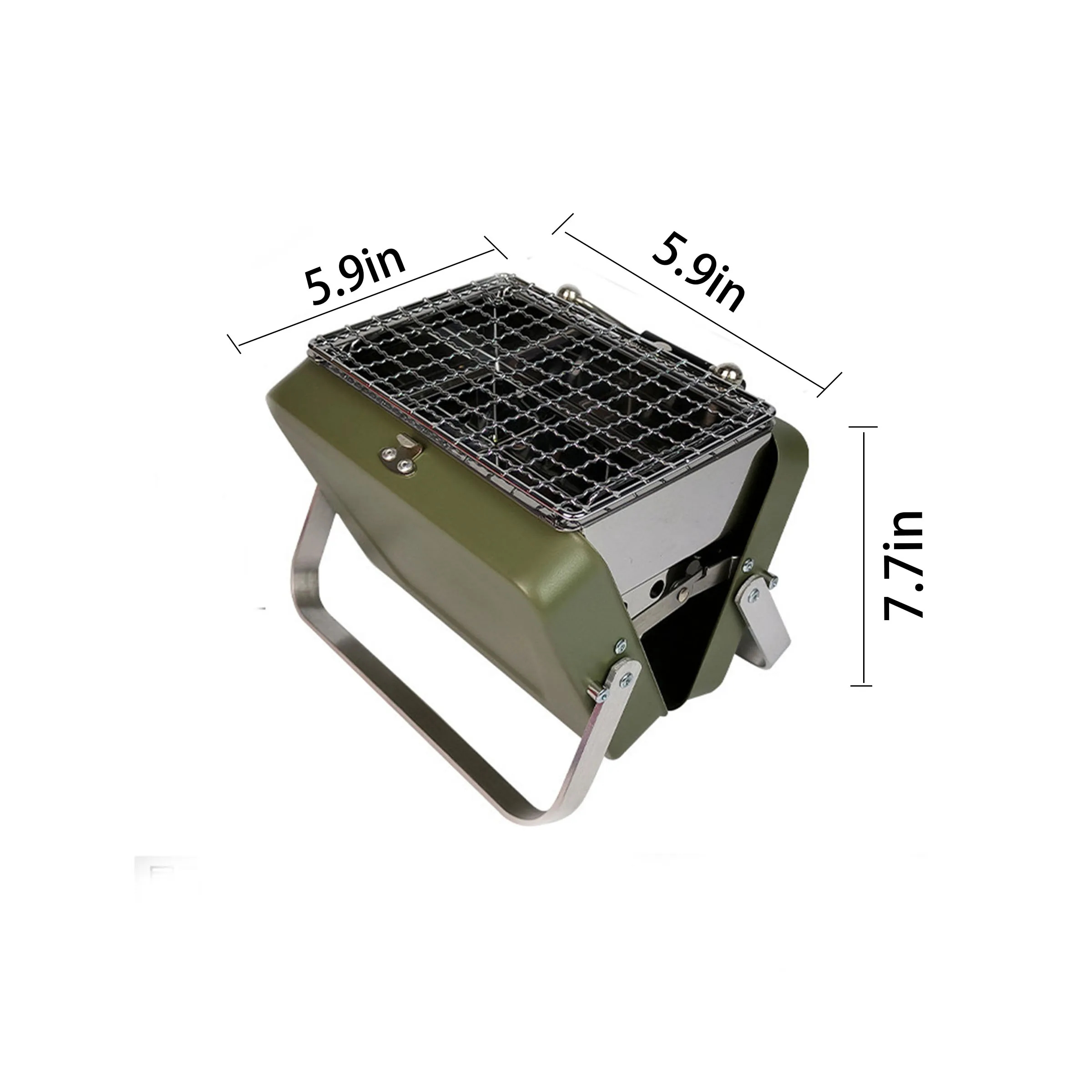 Stainless Steel Outdoor Camping Portable Barbecue Grill 6