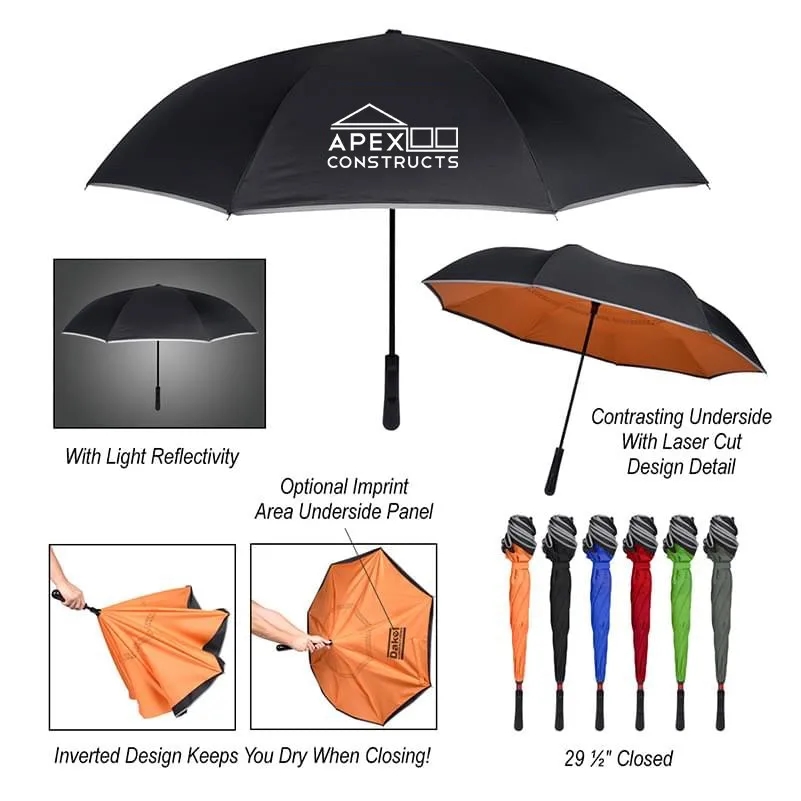 48" Arc Two-tone Inversion Umbrella 1