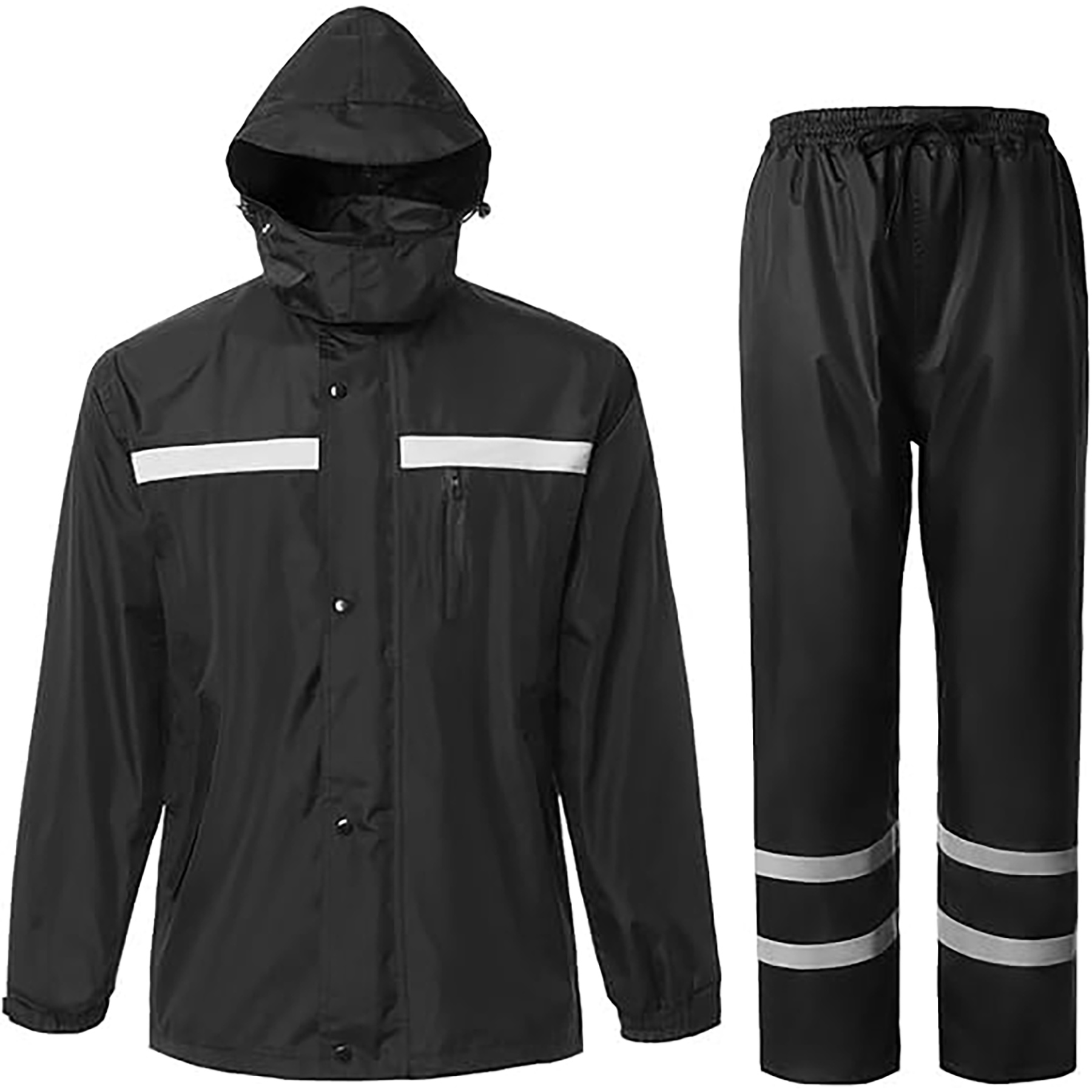 Rain Suit High Visibility Reflective Work Rain Jacket 6