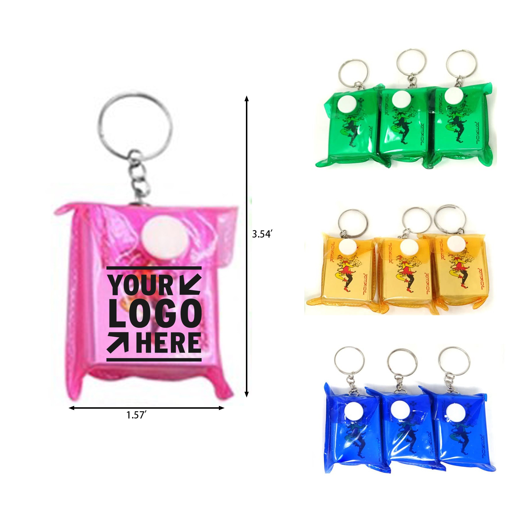 Mini Playing Cards Keychains 2
