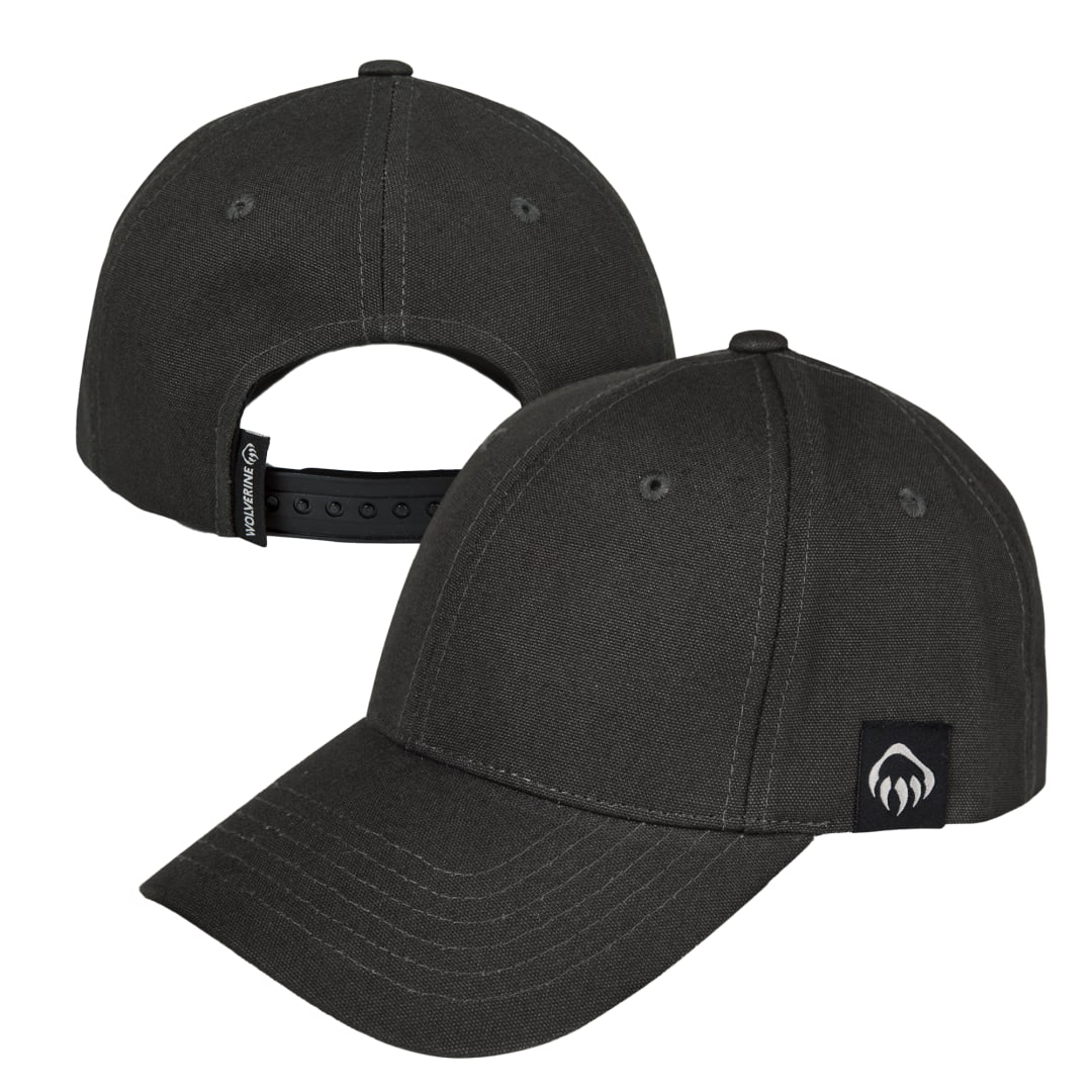 Wolverine Grey Claw Label 6 Panel Cap 34