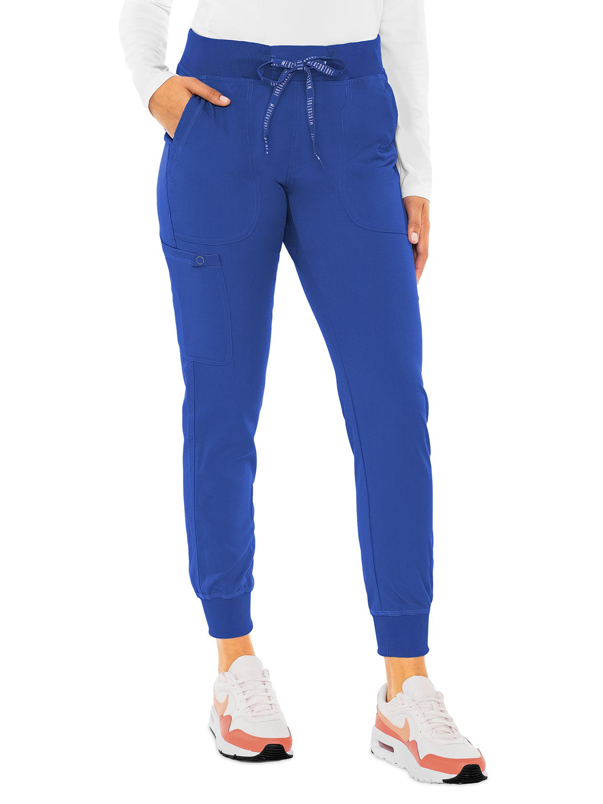 Med Couture - MC Touch - Women's 5-Pocket Rib-Knit Waistband Pant