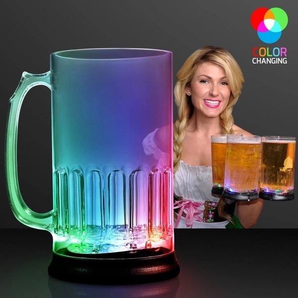 24 Oz. Big Light Up Flashing Beer Mug 3