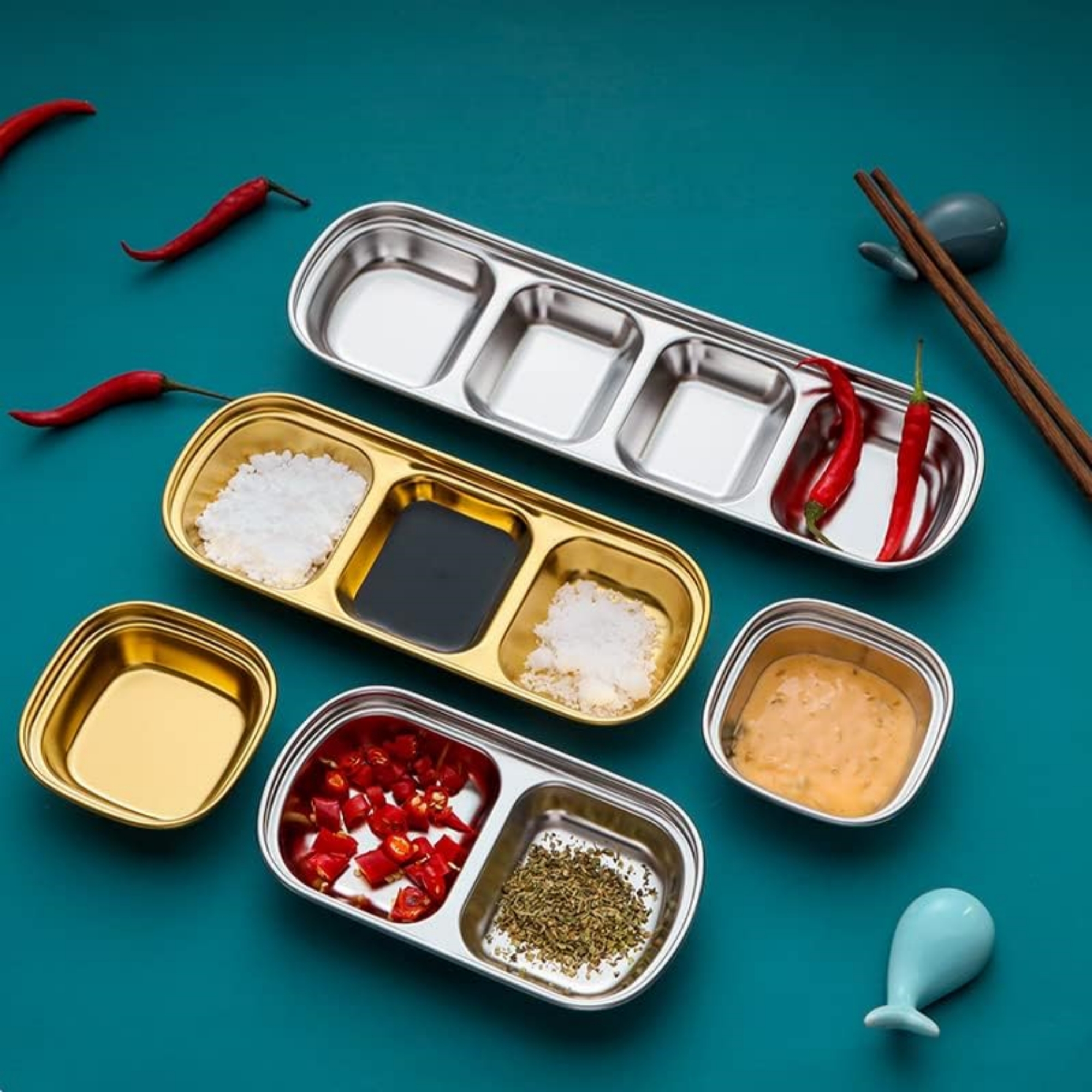 1 Compartment Sauce Dish 2