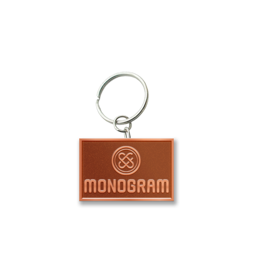Customized Solid Iron Keychain with Antique Copper Plating 5
