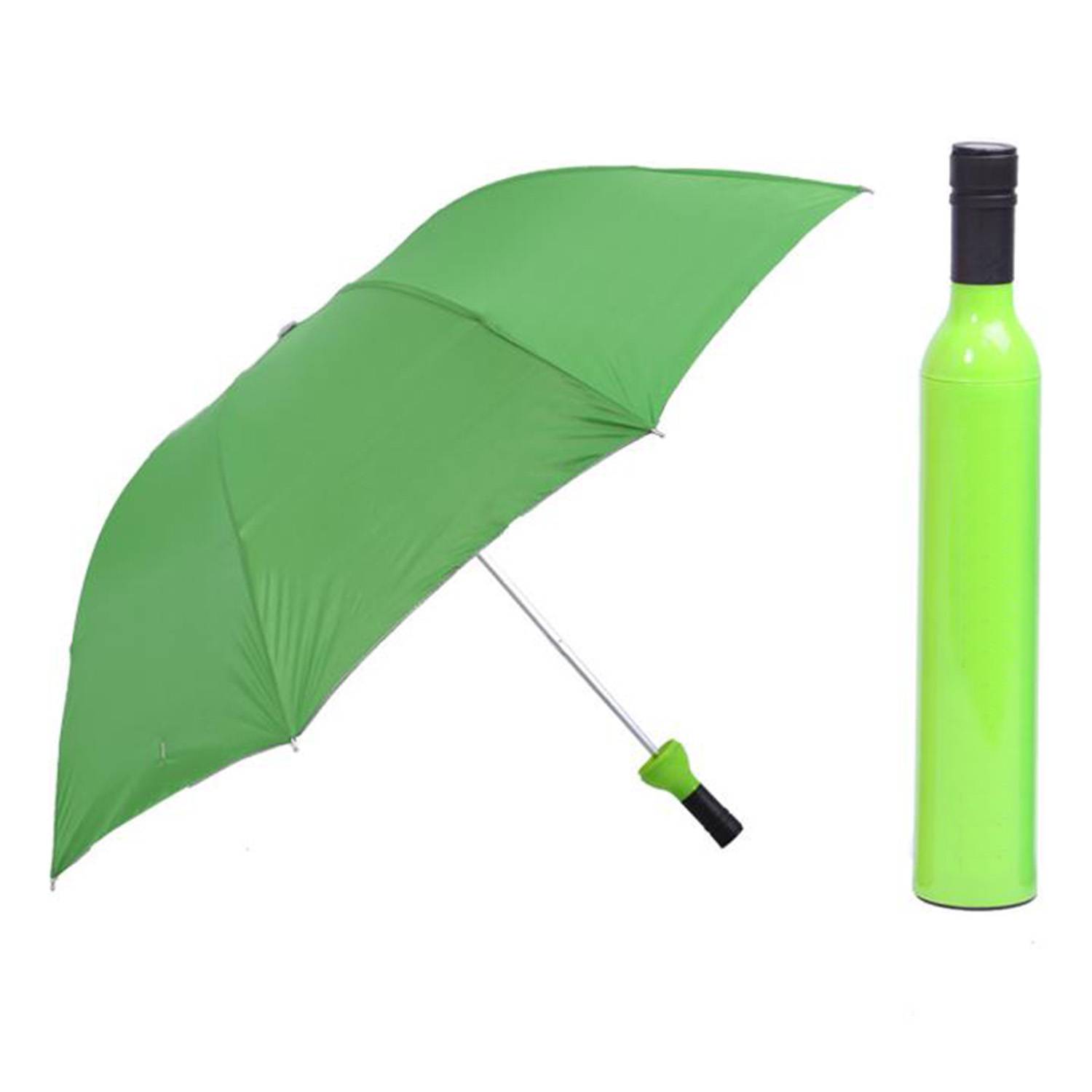 Advertising Sunshade Wine Bottle Folding Umbrella 6