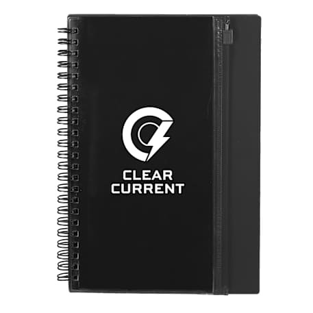 5.5" x 8.5" Spiral Notebook with Clear Pocket 184