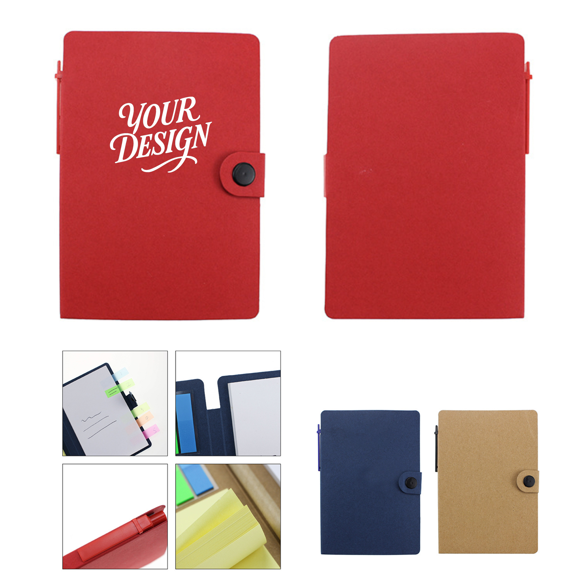 Branded Portable Snap-Closure Journal 2