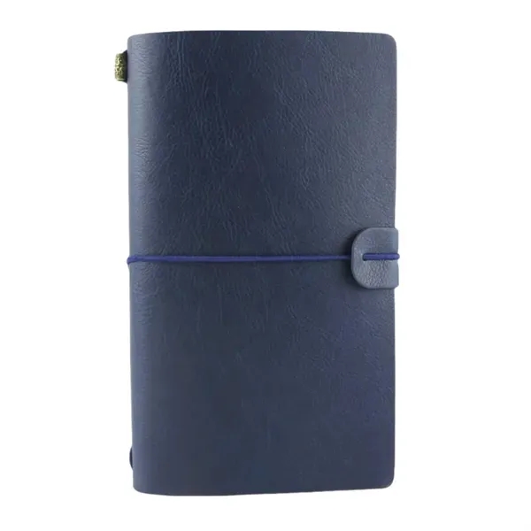 Vintage A6 Leather Notebook - Classic Antique Style 1