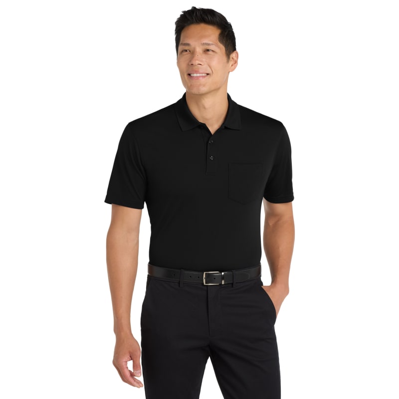 Port Authority Dry Zone UV Micro-Mesh Pocket Polo. 25