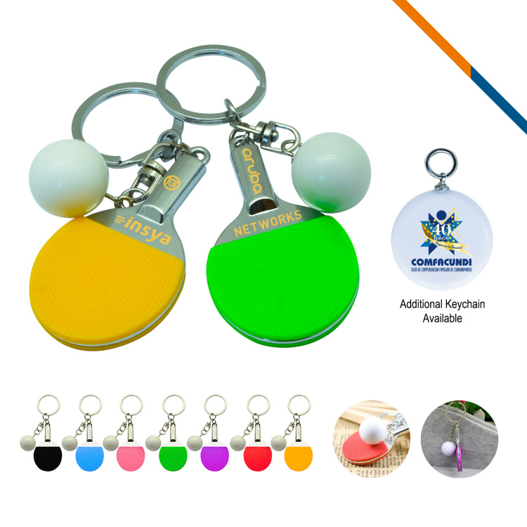 Table Tennis Keychain 3