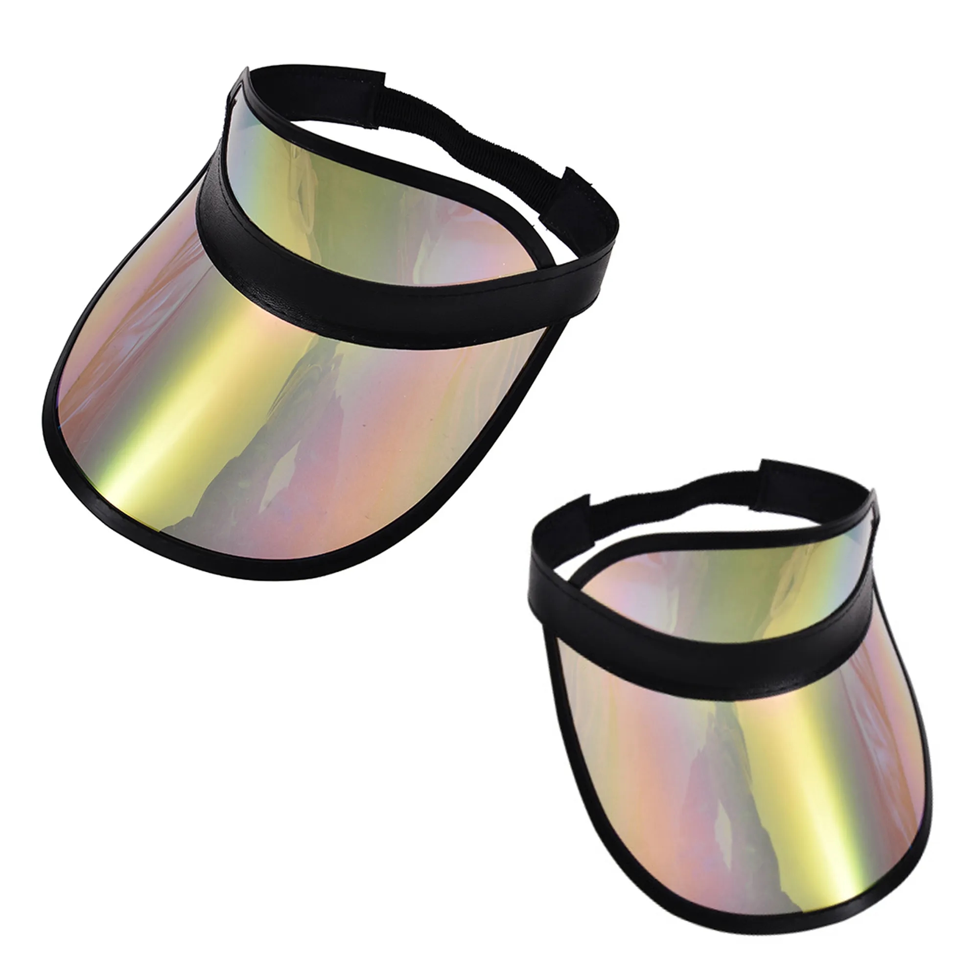 PVC Colored Sun Visor Hat 8