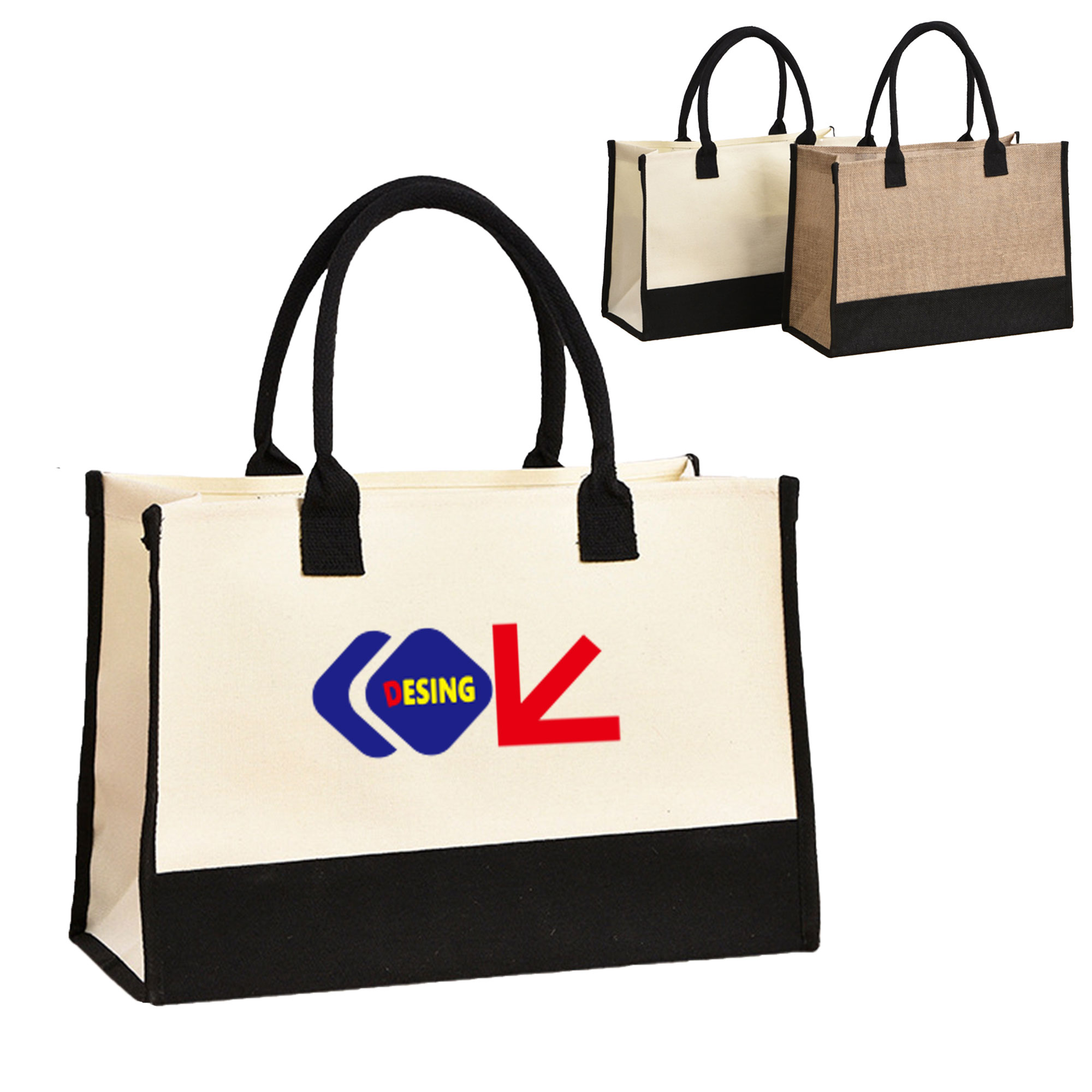 Canvas Handheld Tote Bag 1